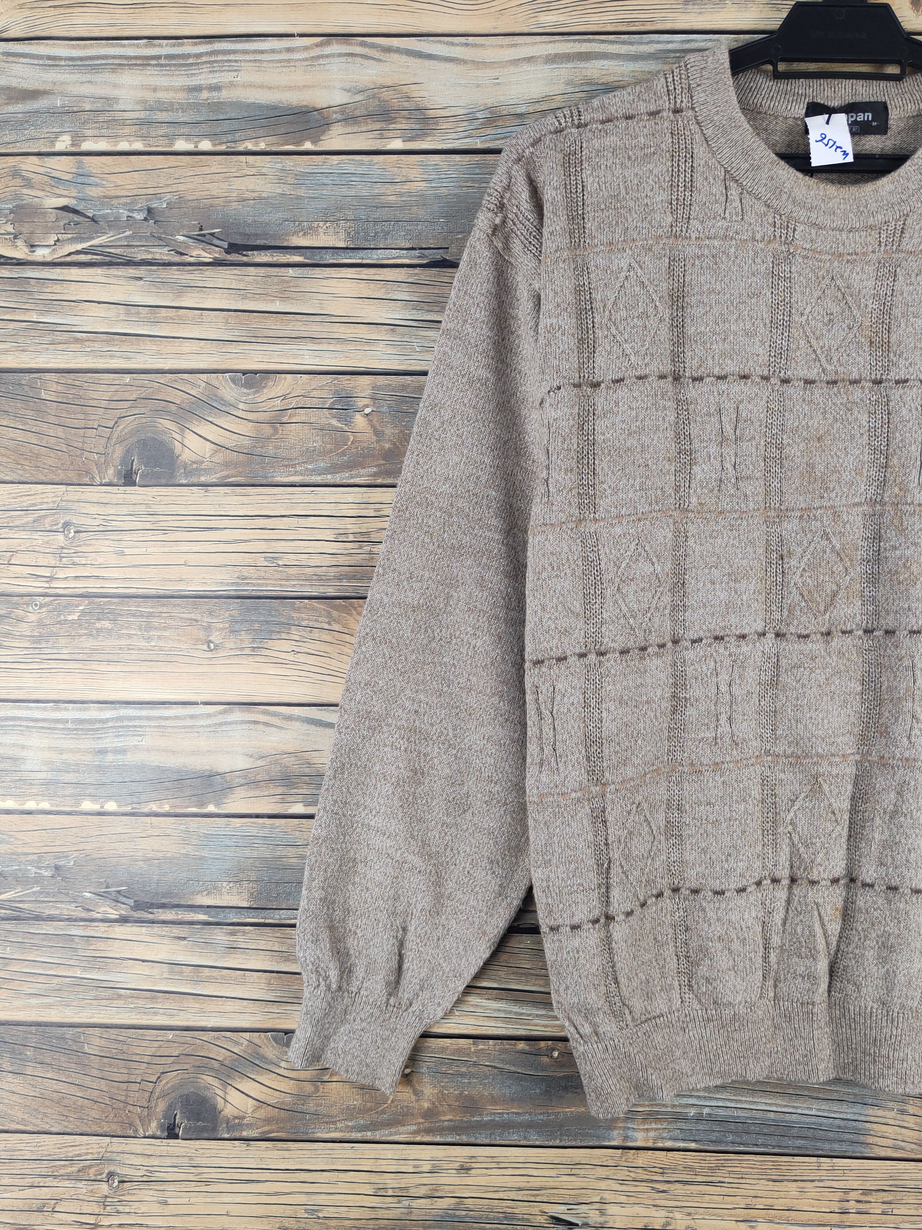 Vintage Benpan Brown Knitwear vintage Sweatshirts #W2156 Size US M / EU 48-50 / 2 - 3 Thumbnail