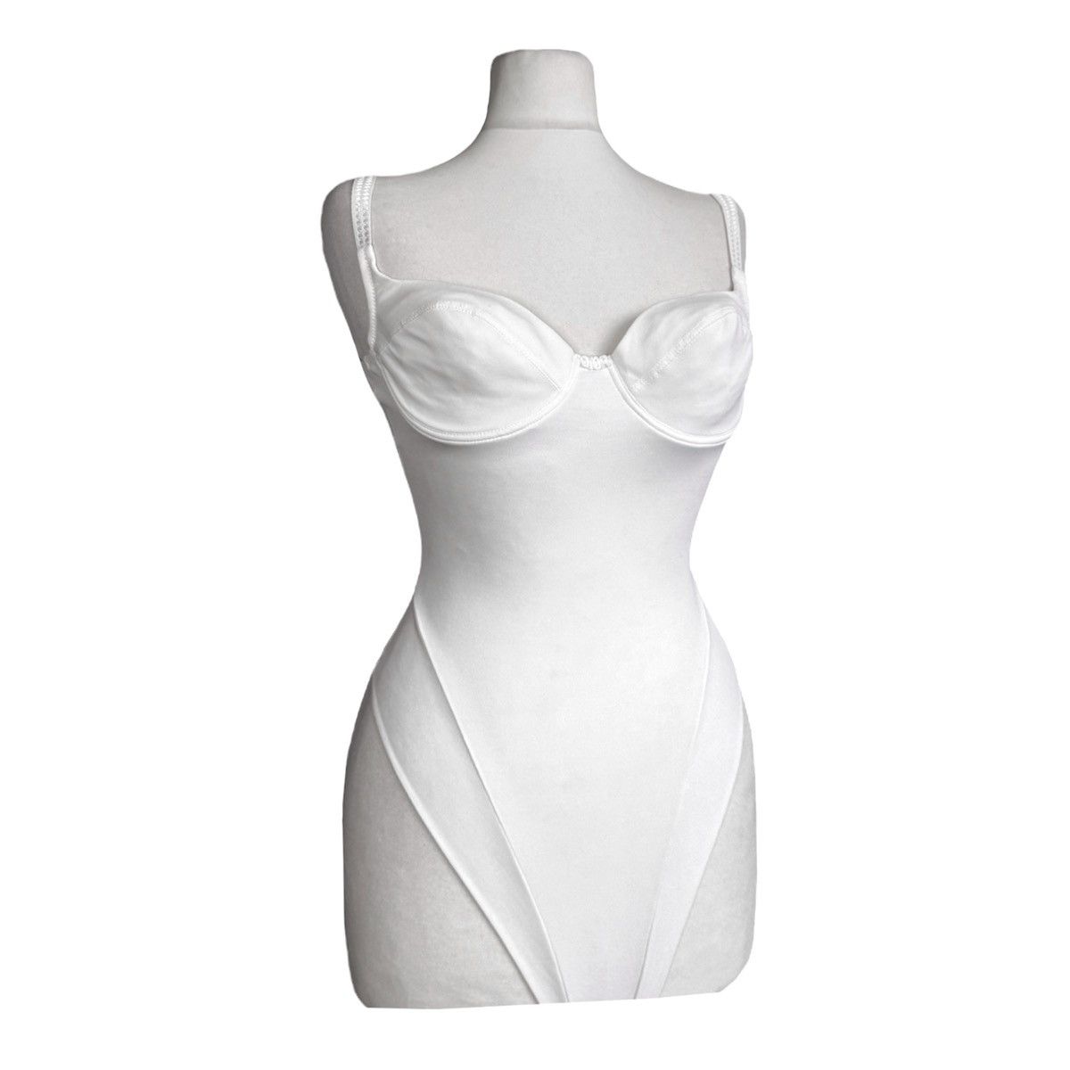 image of Christian Dior Lingerie Bodysuit in White, Women's (Size Small)