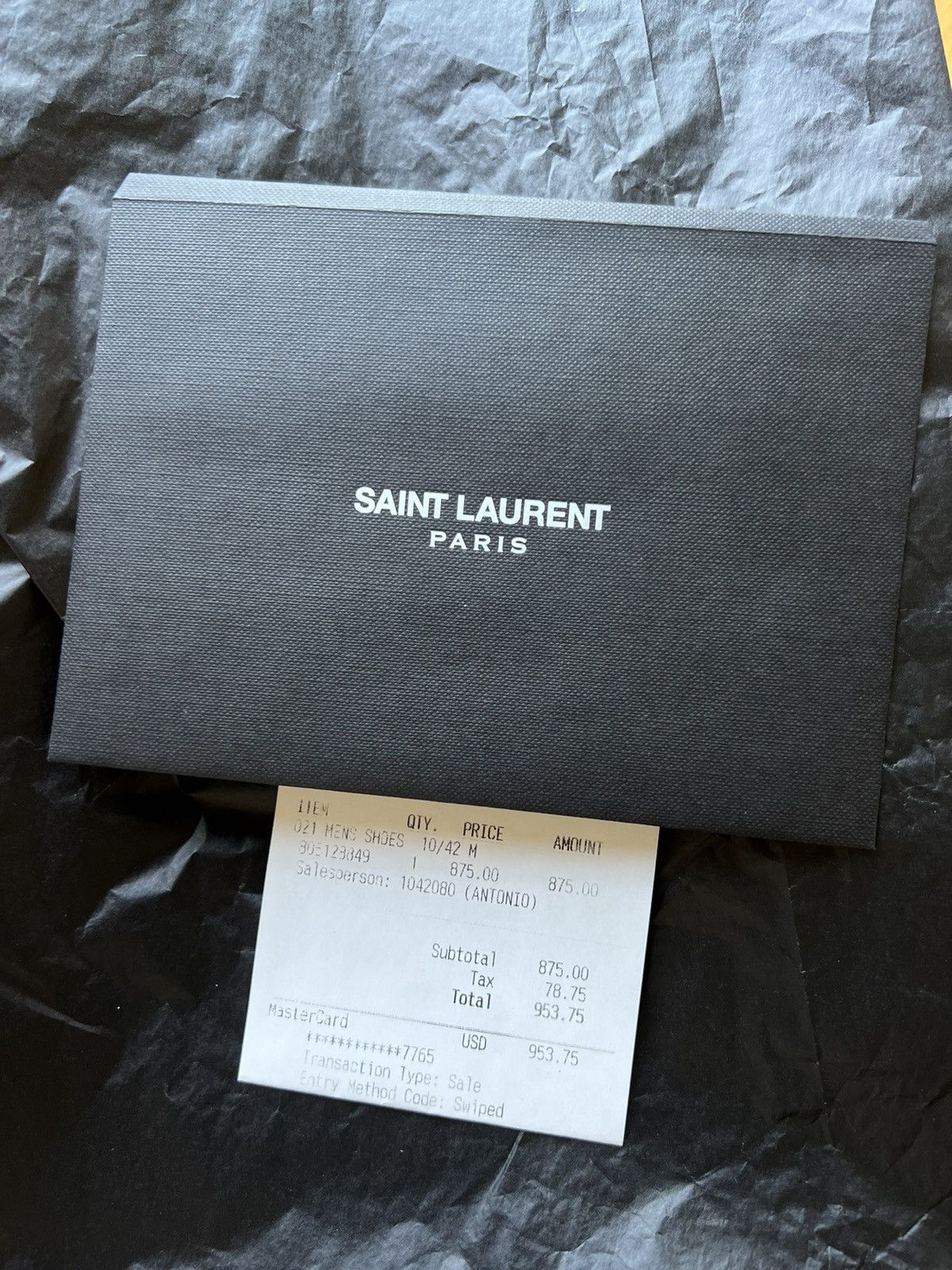 Hedi Slimane × Saint Laurent Paris Patent Leather Army Boots (s/s 2013, Hedi Slimane). US 8.5. Size US 8.5 / EU 41-42 - 6 Thumbnail