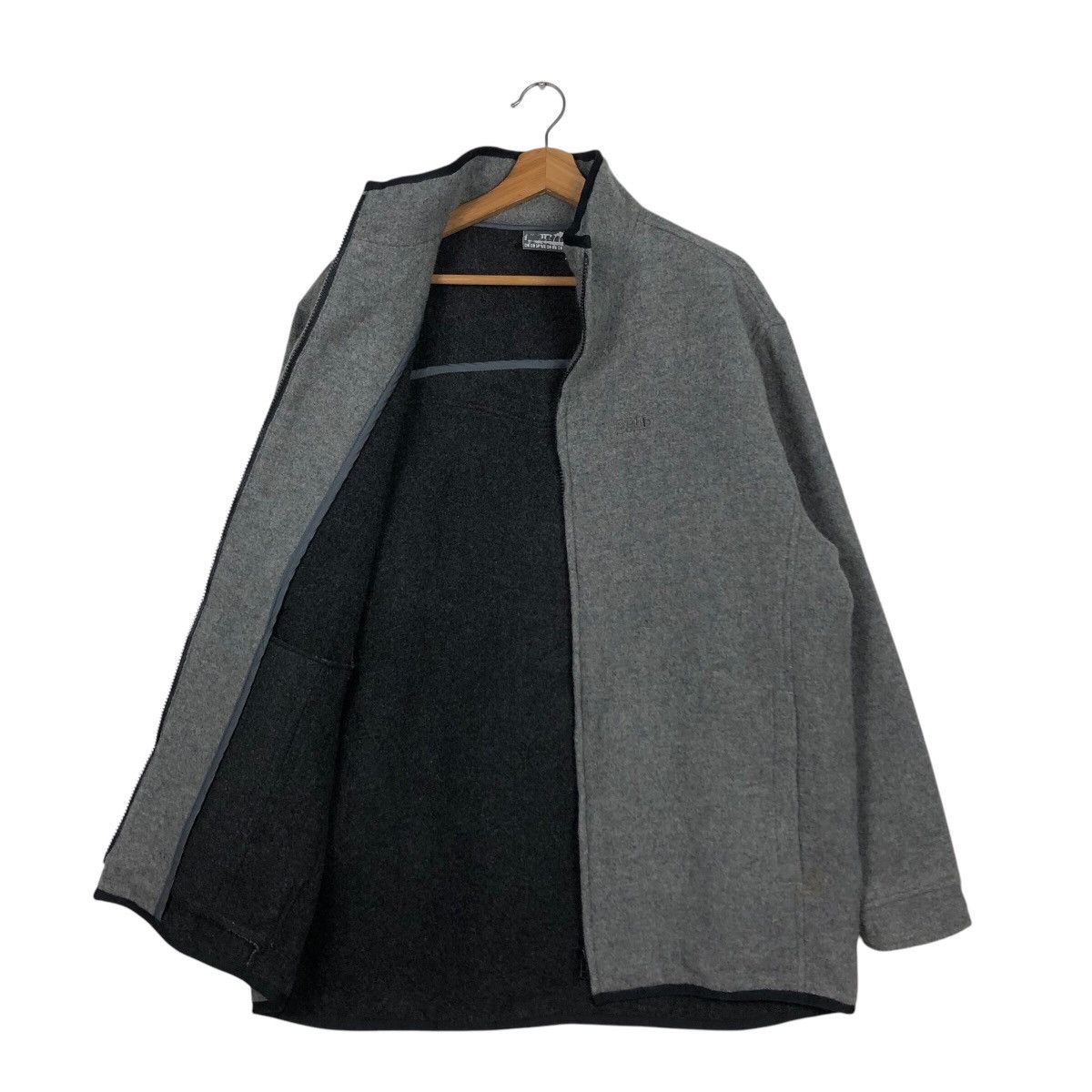 Japanese Brand 📌Rich Grey Wool Zipper Biker Jacket Depleted Issey Miyake Size US M / EU 48-50 / 2 - 12 Thumbnail