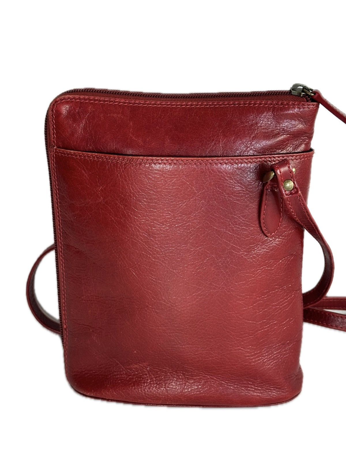 Other Derek Alexander Slim Organizer Red Leather Crossbody Bag Size ONE SIZE - 2 Thumbnail
