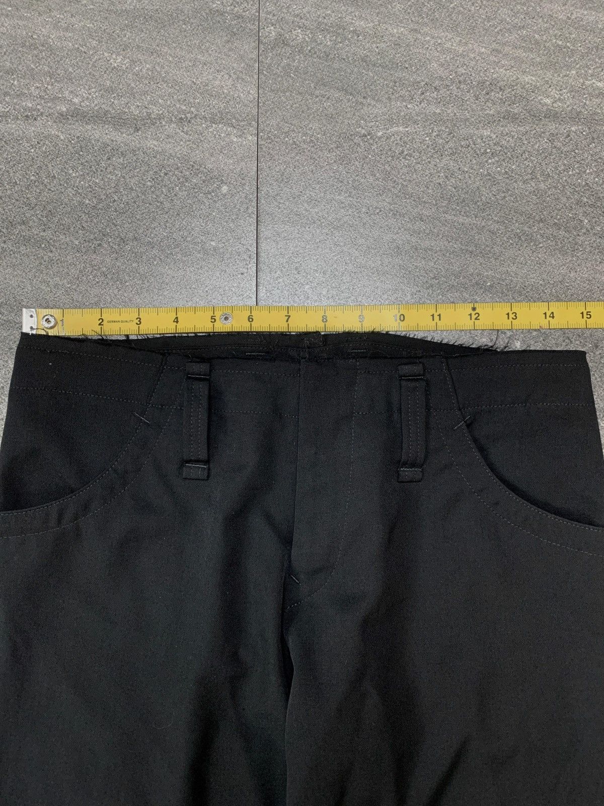 Yohji Yamamoto Y's by Yohji Yamamoto Frayed Seam Trousers Size US 29 - 10 Thumbnail