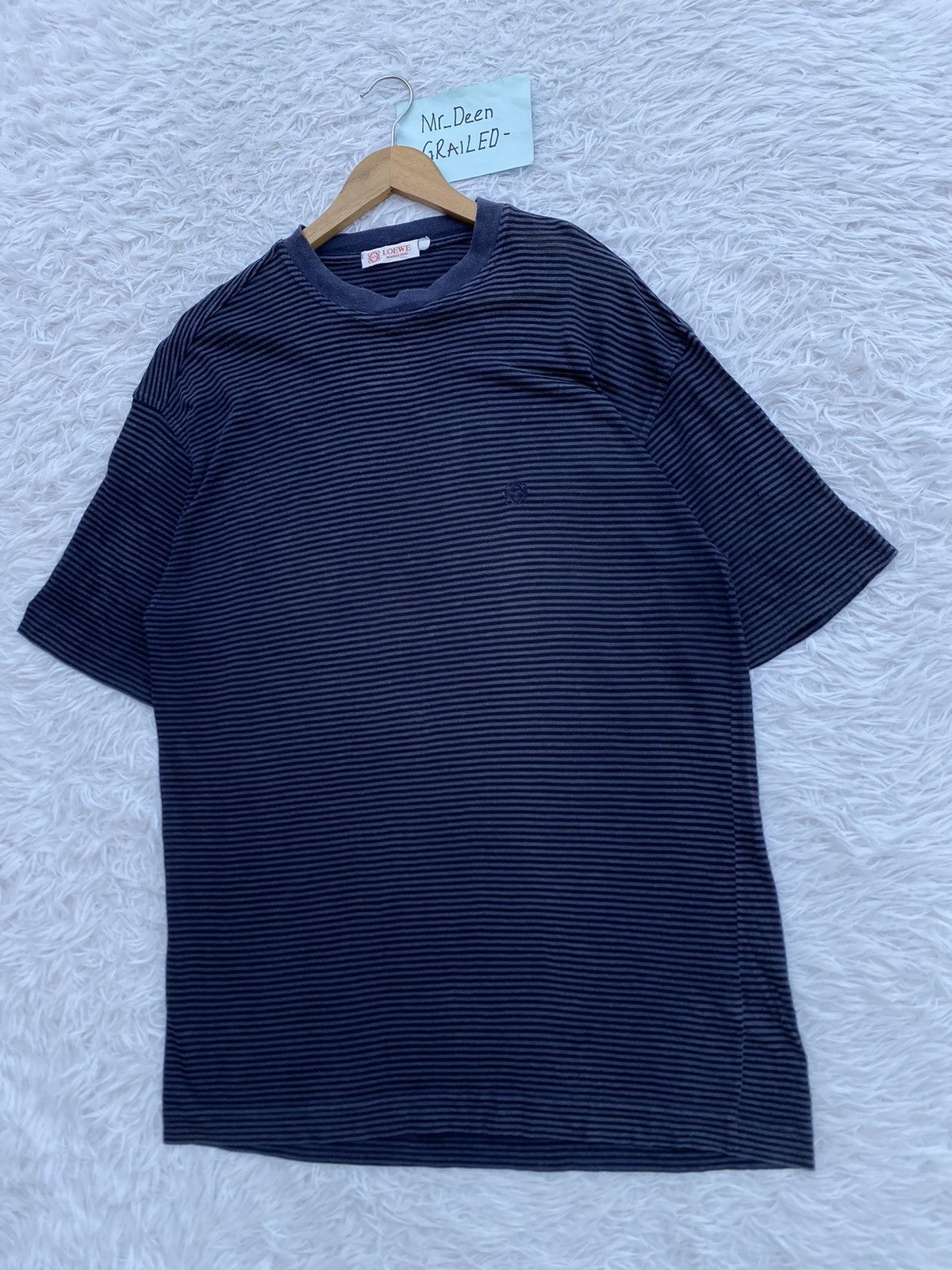 Loewe Rare Vintage Loewe Stripes Tshirt Size US L / EU 52-54 / 3 - 3 Thumbnail