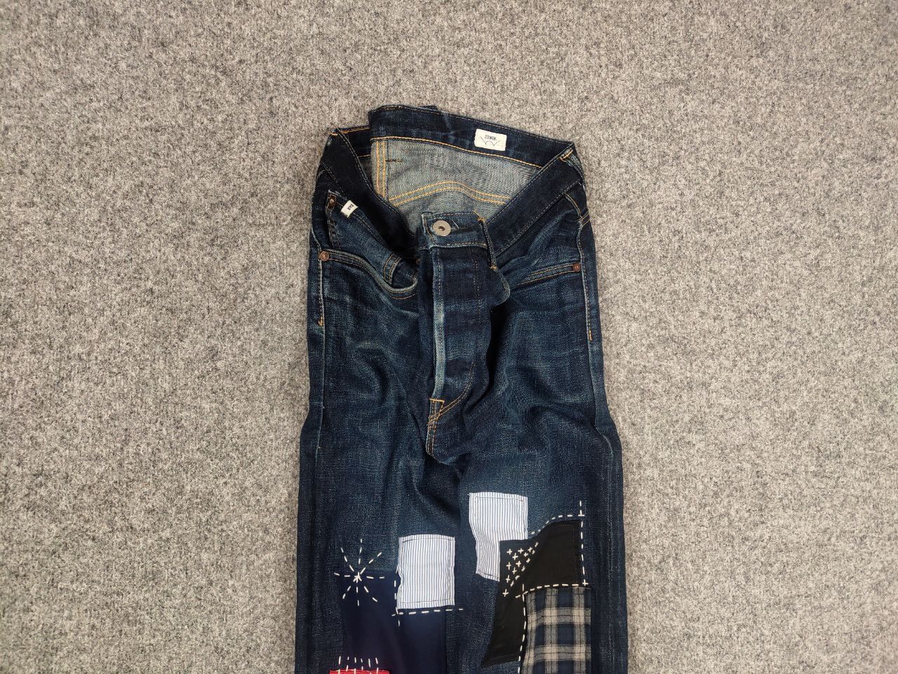 Edwin Vintage Edwin Japan Made Embroidered Selvedge Denim Jeans Size US 34 / EU 50 - 4 Thumbnail