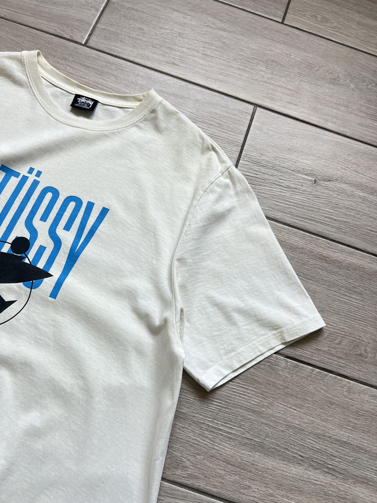STUSSY VINTAGE BIG PRINT LOGO STREETWEAR TEE
