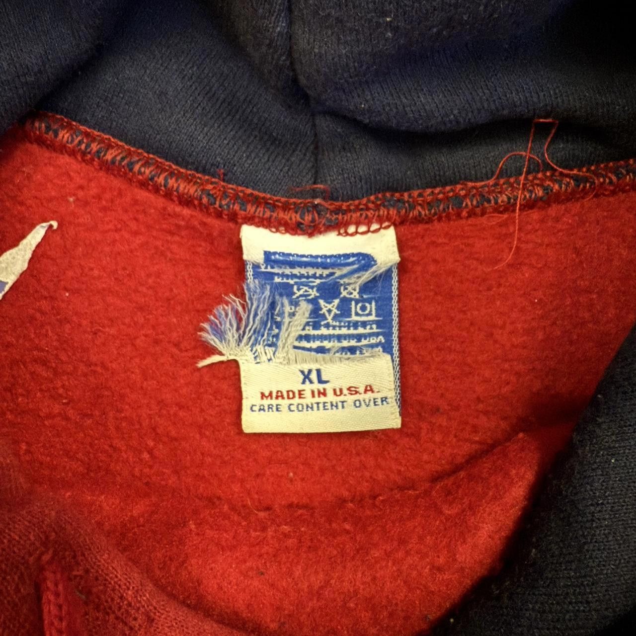 Russell Athletic Vintage Red Made in USA Russell Athletic Baseball Hoodie Size US XL / EU 56 / 4 - 3 Thumbnail