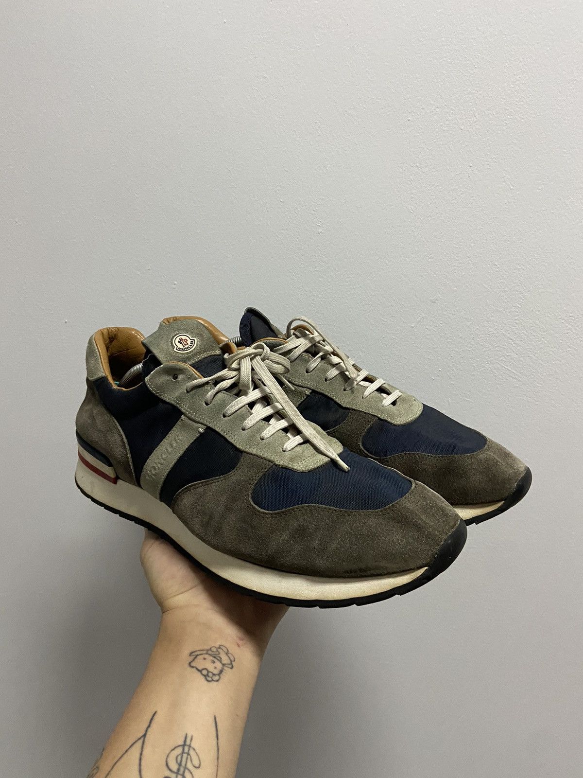 Moncler Moncler vintage sneakers logo luxury Size US 12.5 / EU 45-46 - 1 Thumbnail