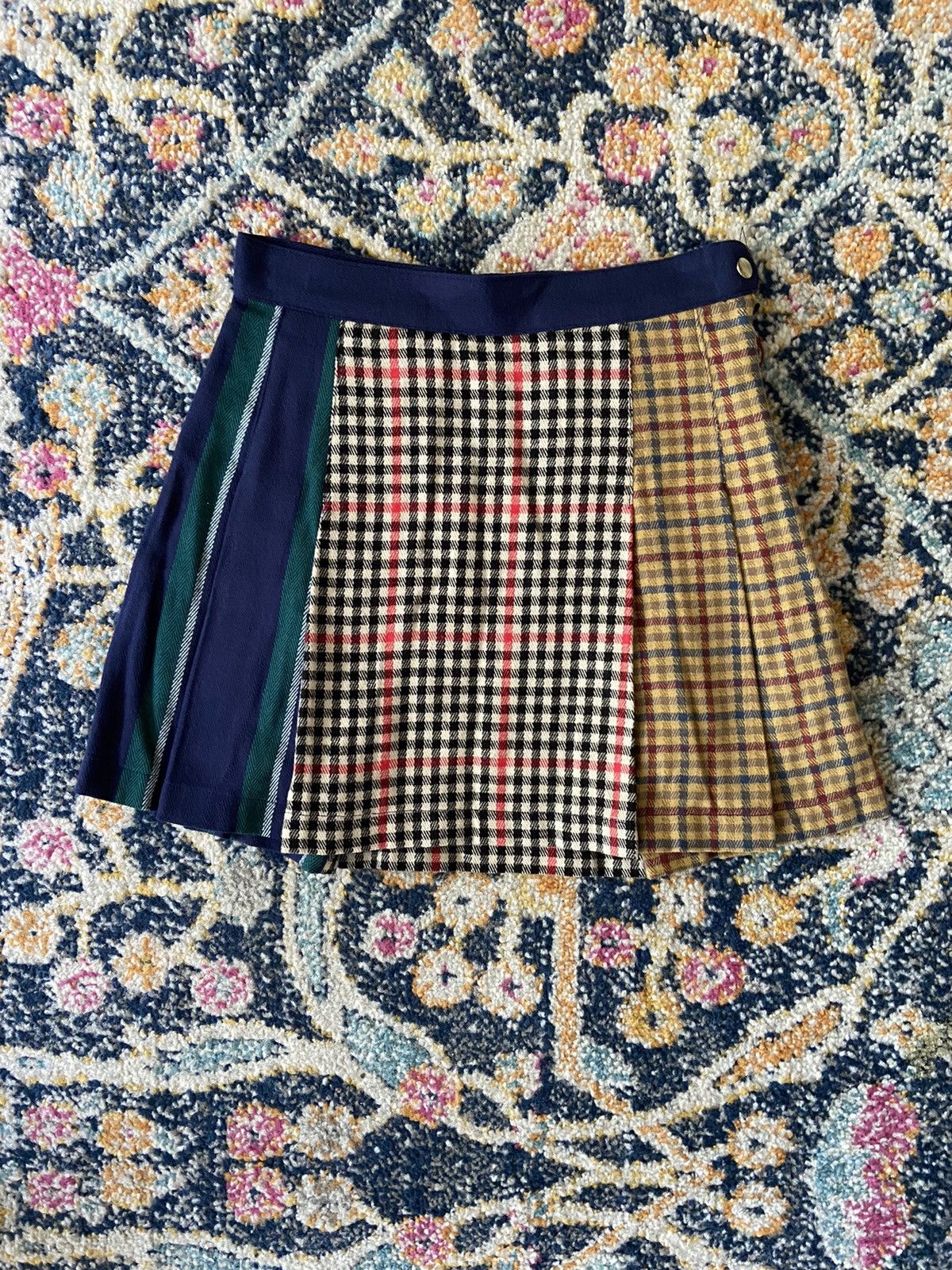 image of Mixed Plaid Rowing Blazers X Target Skirt, Women's (Size 24)
