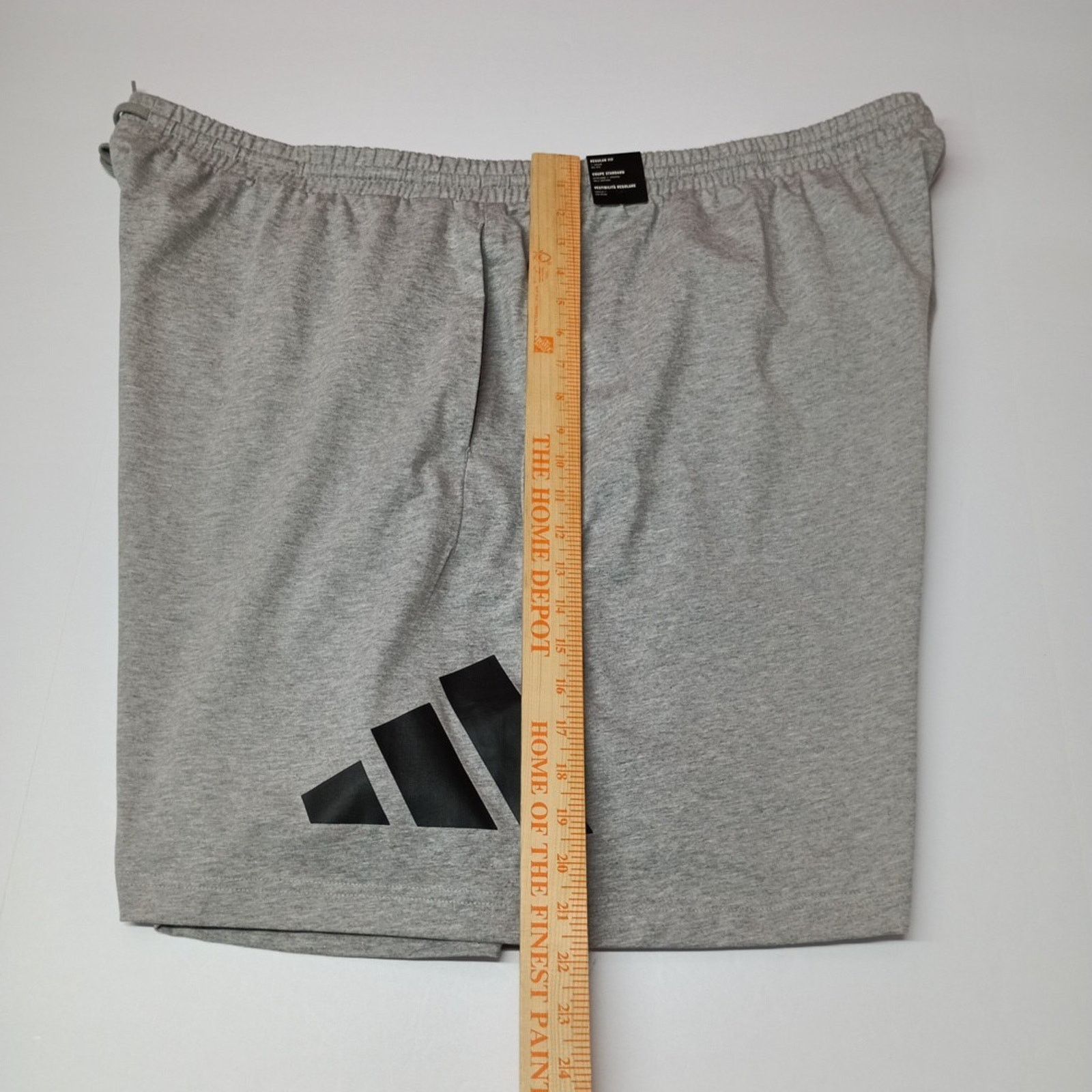 Adidas Adidas Essentials Big Logo Shorts Men's Size 4XL Gray 7" Ins Size US 44 / EU 60 - 8 Thumbnail