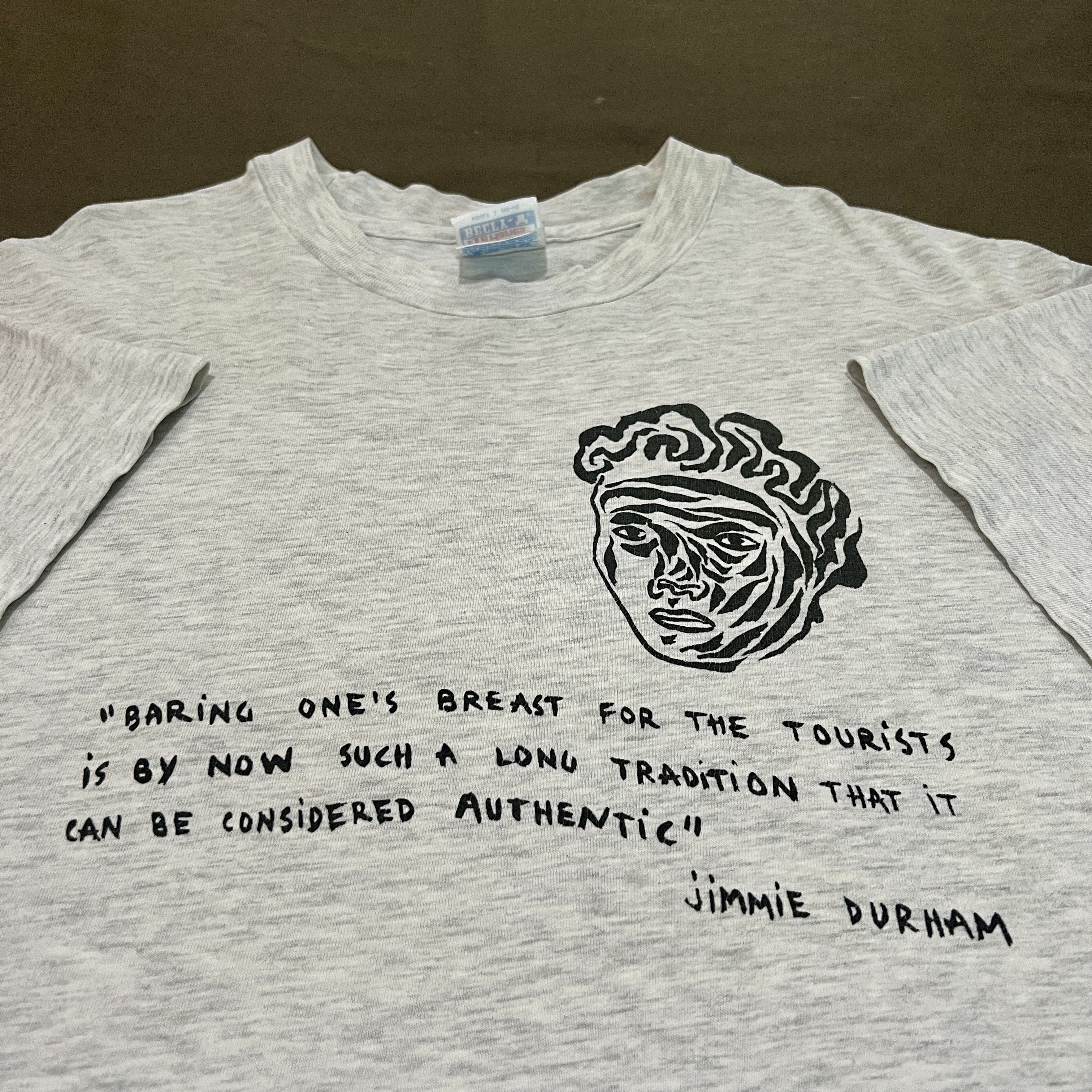 Vintage Vintage 90s Jimmie Durham Carlos Capelán SITE Santa Fe Tee Size US L / EU 52-54 / 3 - 1 Thumbnail