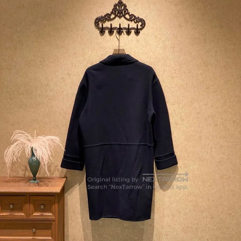 Loewe Loewe Midnight blue double-faced cashmere coat Size XS / US 0-2 / IT 36-38 - 2 Thumbnail