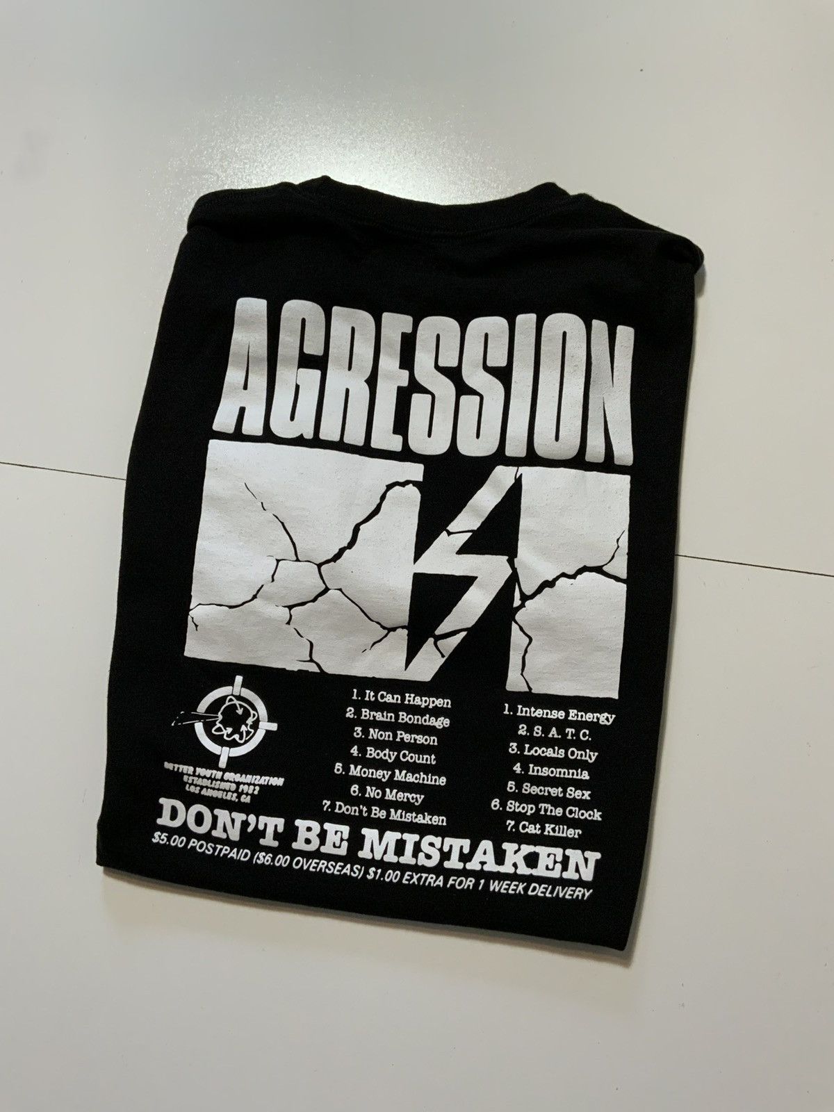 Band Tees Trust Records Agression Hardcore Punk Rock Band T-Shirt Size US XL / EU 56 / 4 - 1 Thumbnail