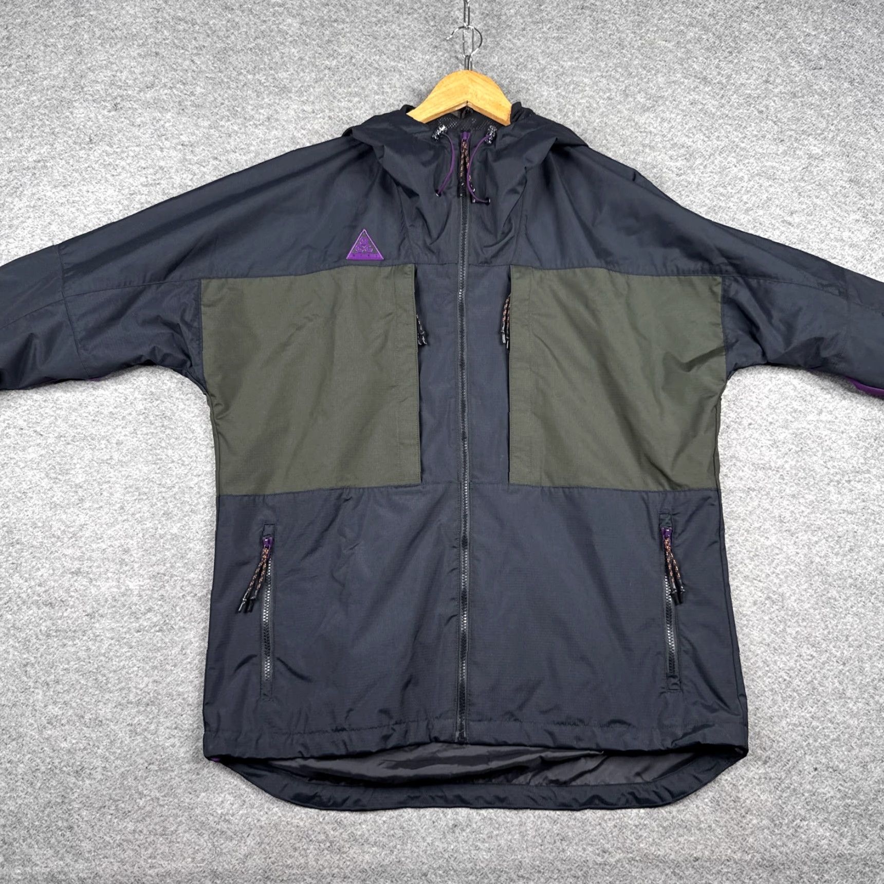 VINTAGE Nike ACG Anorak Jacket Mens Medium Multicolor Outdoors