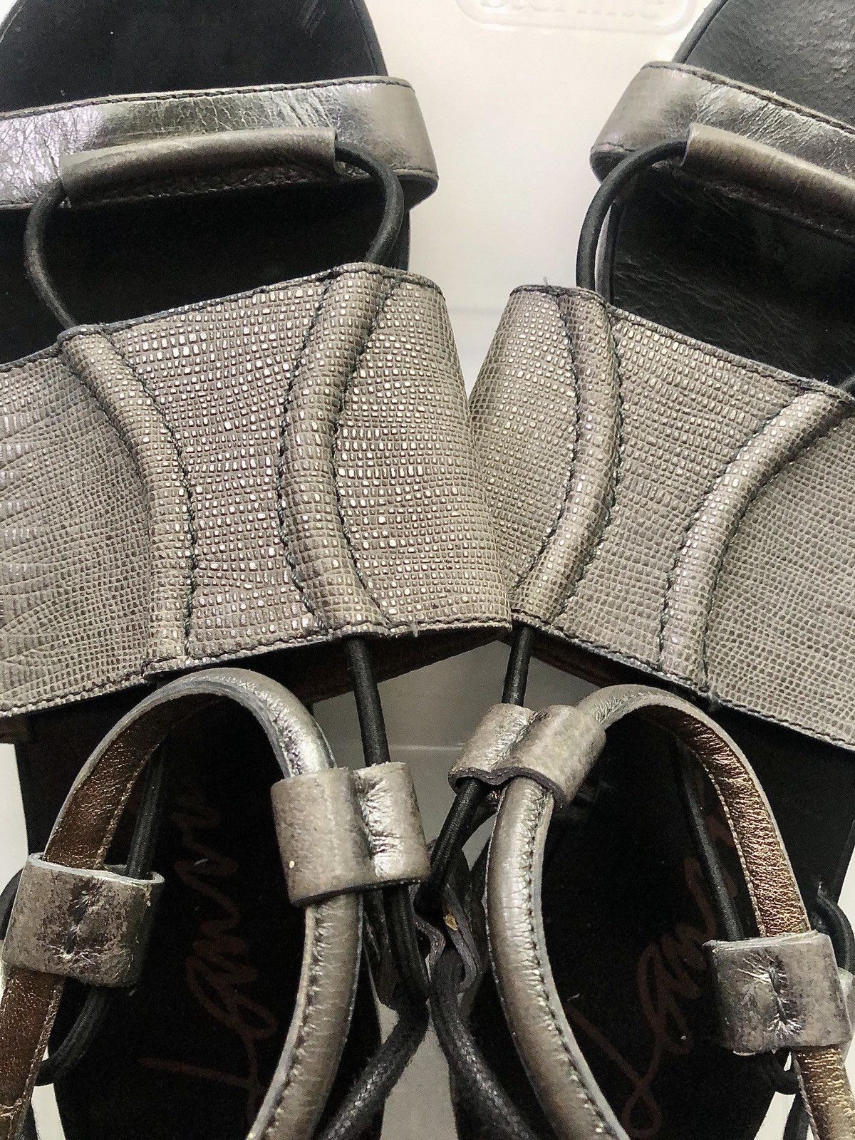 Lanvin Lanvin SS2011 Silver Leather Gladiator Sandals Size US 9.5 / IT 39.5 - 16 Thumbnail