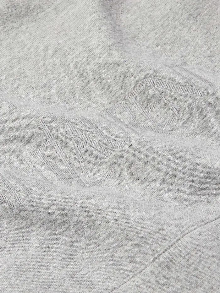 Saint Laurent Paris o1b1hav110325 Logo-Embroidered Hoodie in Grey Size US XXL / EU 58 / 5 - 3 Thumbnail