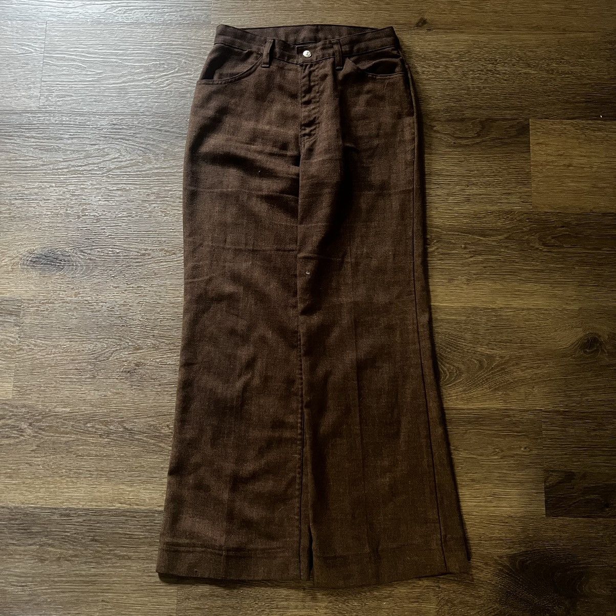 Vintage True Vintage Brown Flare Pants Size US 28 / EU 44 - 1 Thumbnail