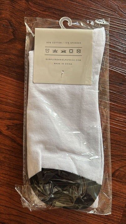 Daniel Patrick Daniel Patrick 3 Pack Men's Surplus Socks White One Size! Size ONE SIZE - 3 Thumbnail