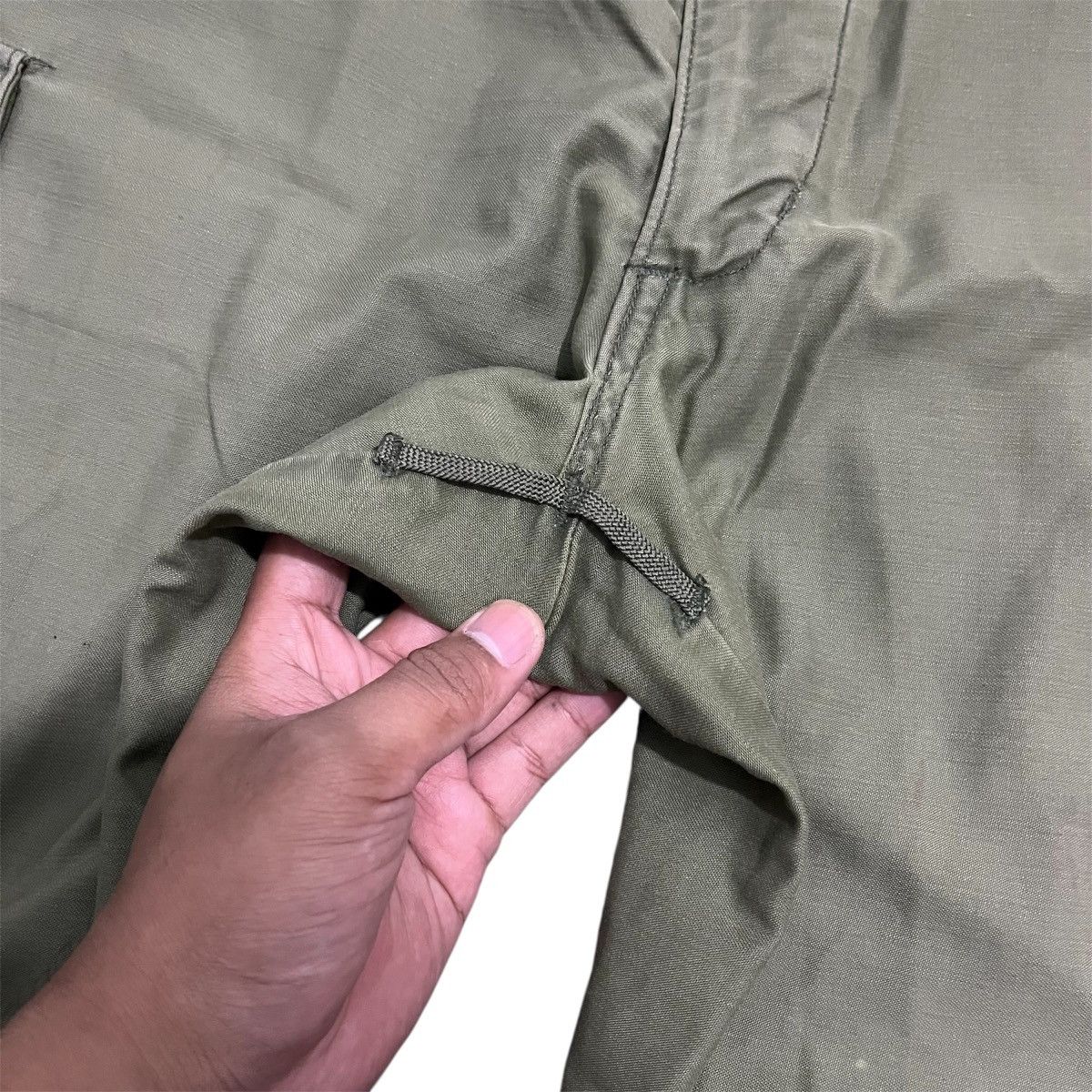 Vintage 70s M65 True Vintage Military War Cargo Pant Amikaji Style Size US 31 - 16 Thumbnail
