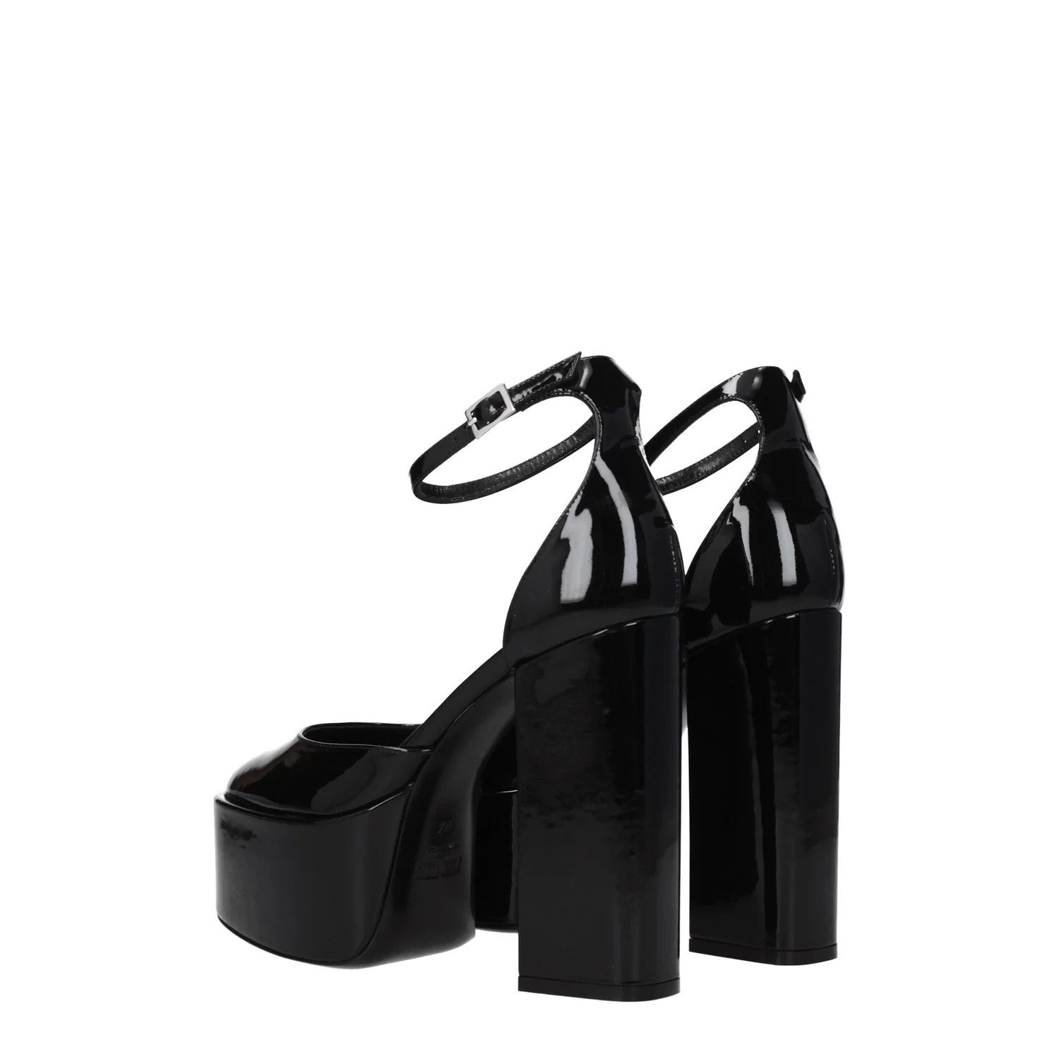 Paris Texas ob1o1e1124 Patent Leather Sandals in Black Size US 8.5 / IT 38.5 - 4 Thumbnail