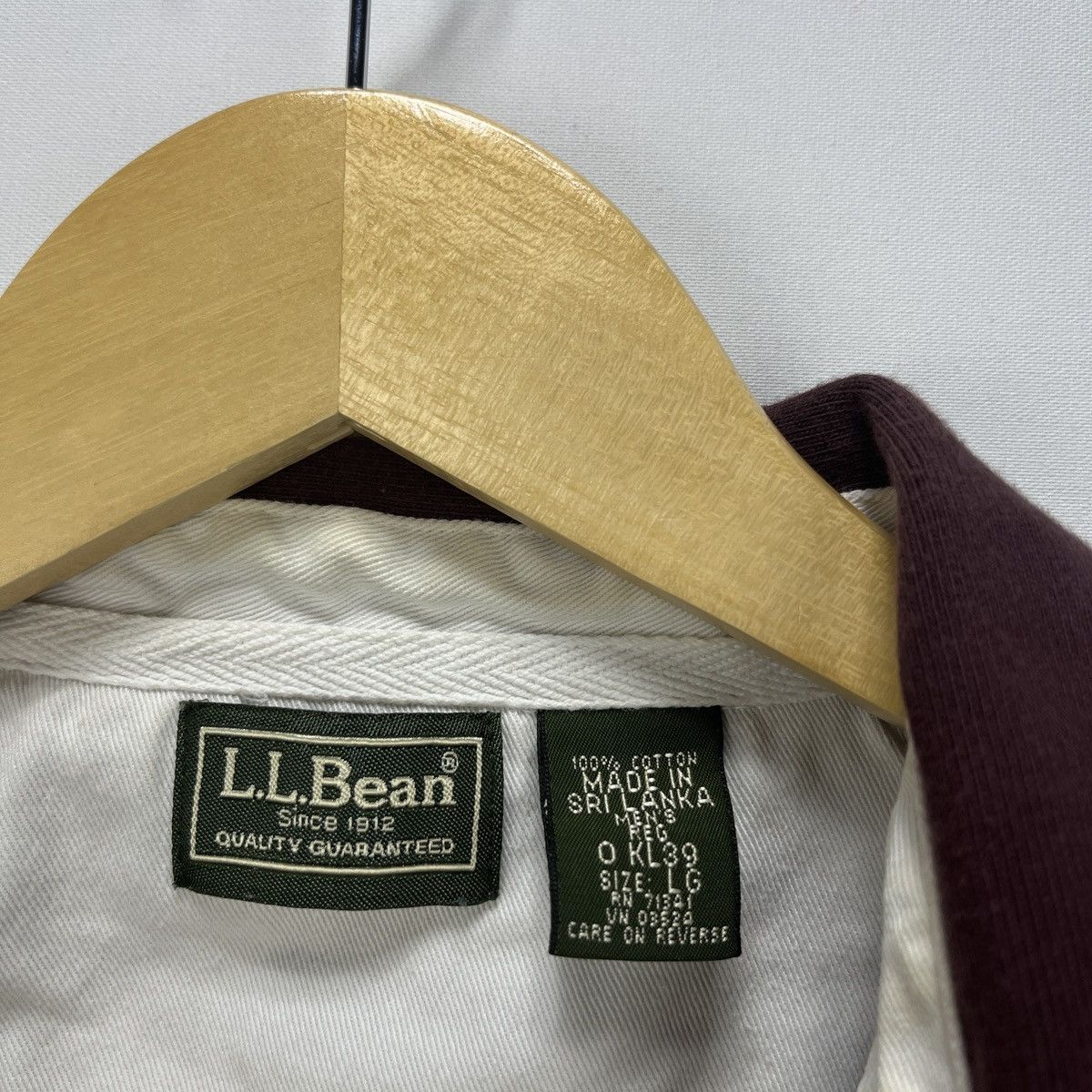 L.L. Bean × Vintage Vintage LL Bean Rugby Shirt XL Size US XL / EU 56 / 4 - 4 Thumbnail