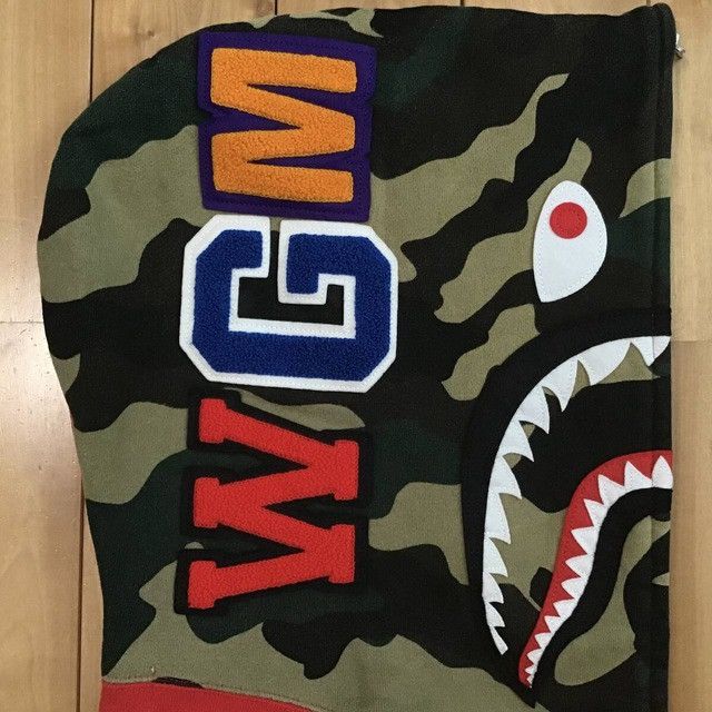 Bape × Nigo BAPE woodland camo Shark full zip hoodie a bathing ape NIGO Size US M / EU 48-50 / 2 - 4 Thumbnail