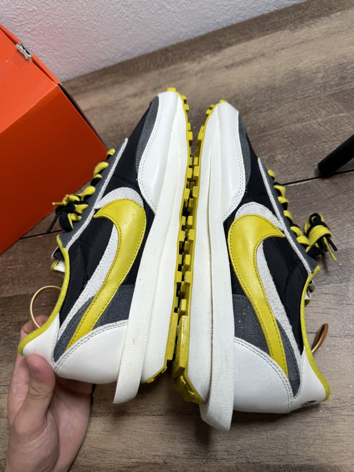 Nike Nike LD Waffle Sacai Undercover Black Bright Citron Size 12 Size US 12 / EU 45 - 5 Thumbnail