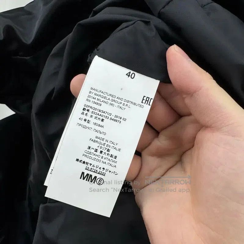 Maison Margiela Maison Margiela Black Winter Long Coat . Size L / US 10 / IT 46 - 6 Thumbnail