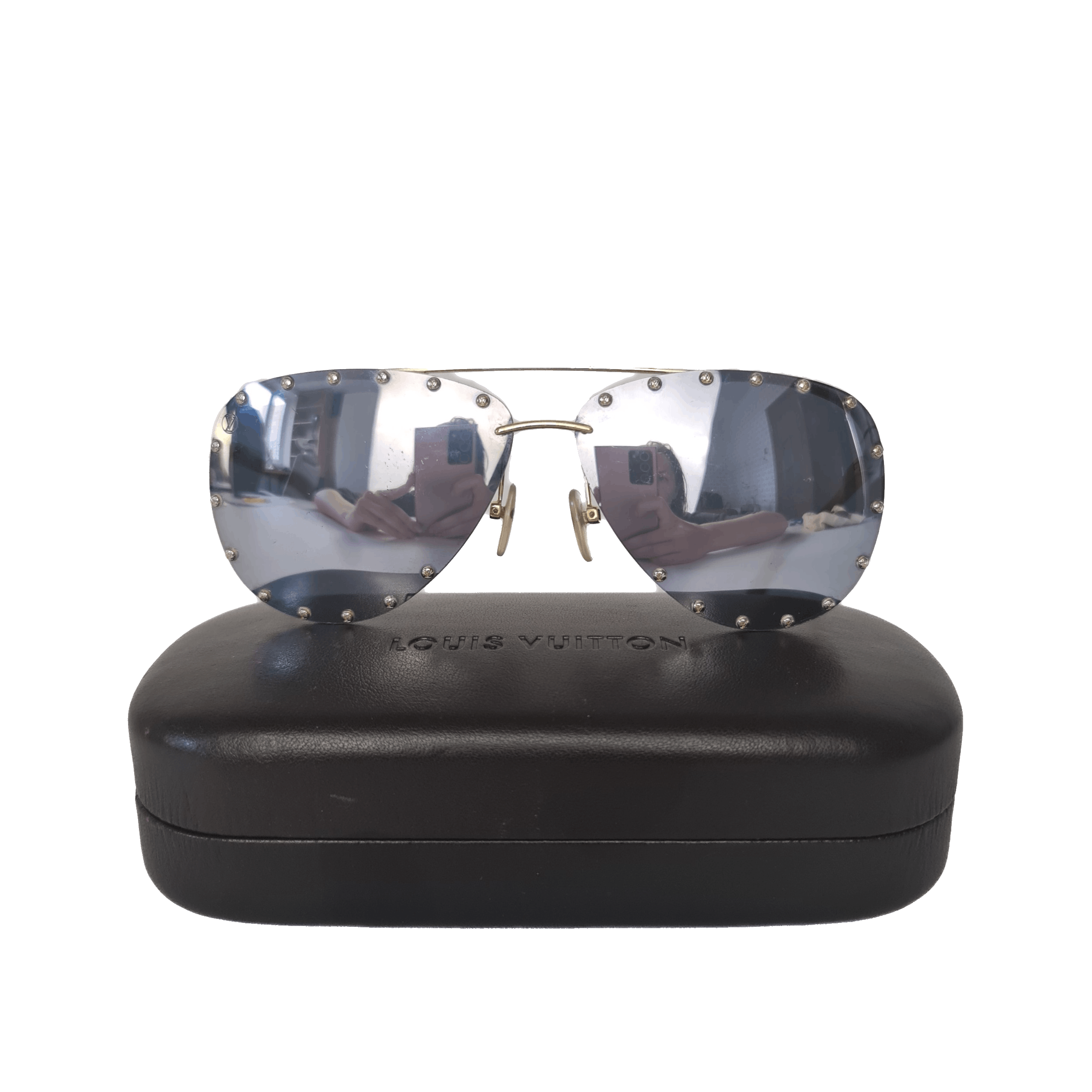 Louis Vuitton Louis Vuitton Mirror Party Sunglasses Size ONE SIZE - 1 Thumbnail