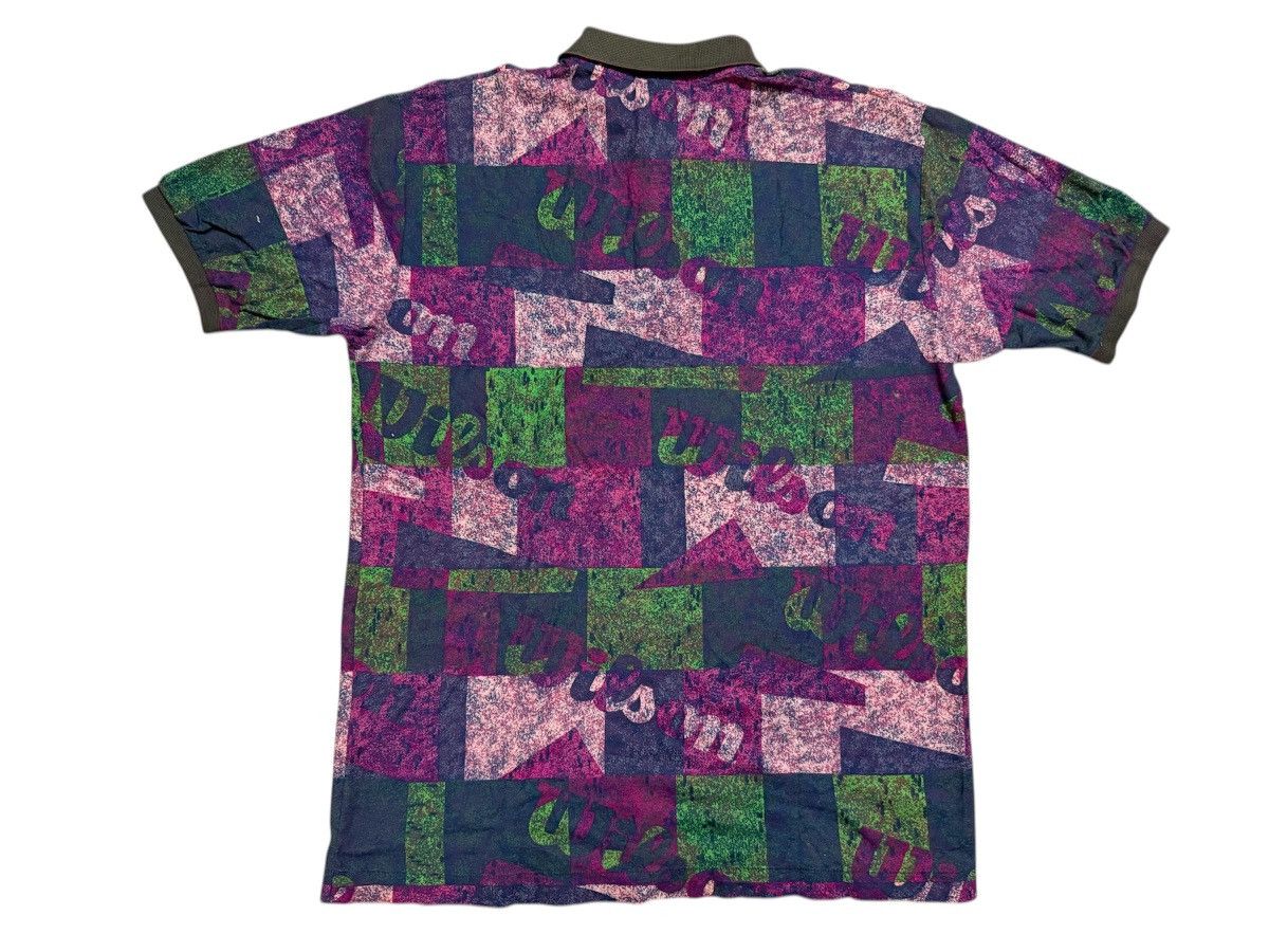 Wilson Vintage Wilson Full Print Polo Shirt Size US XL / EU 56 / 4 - 2 Thumbnail