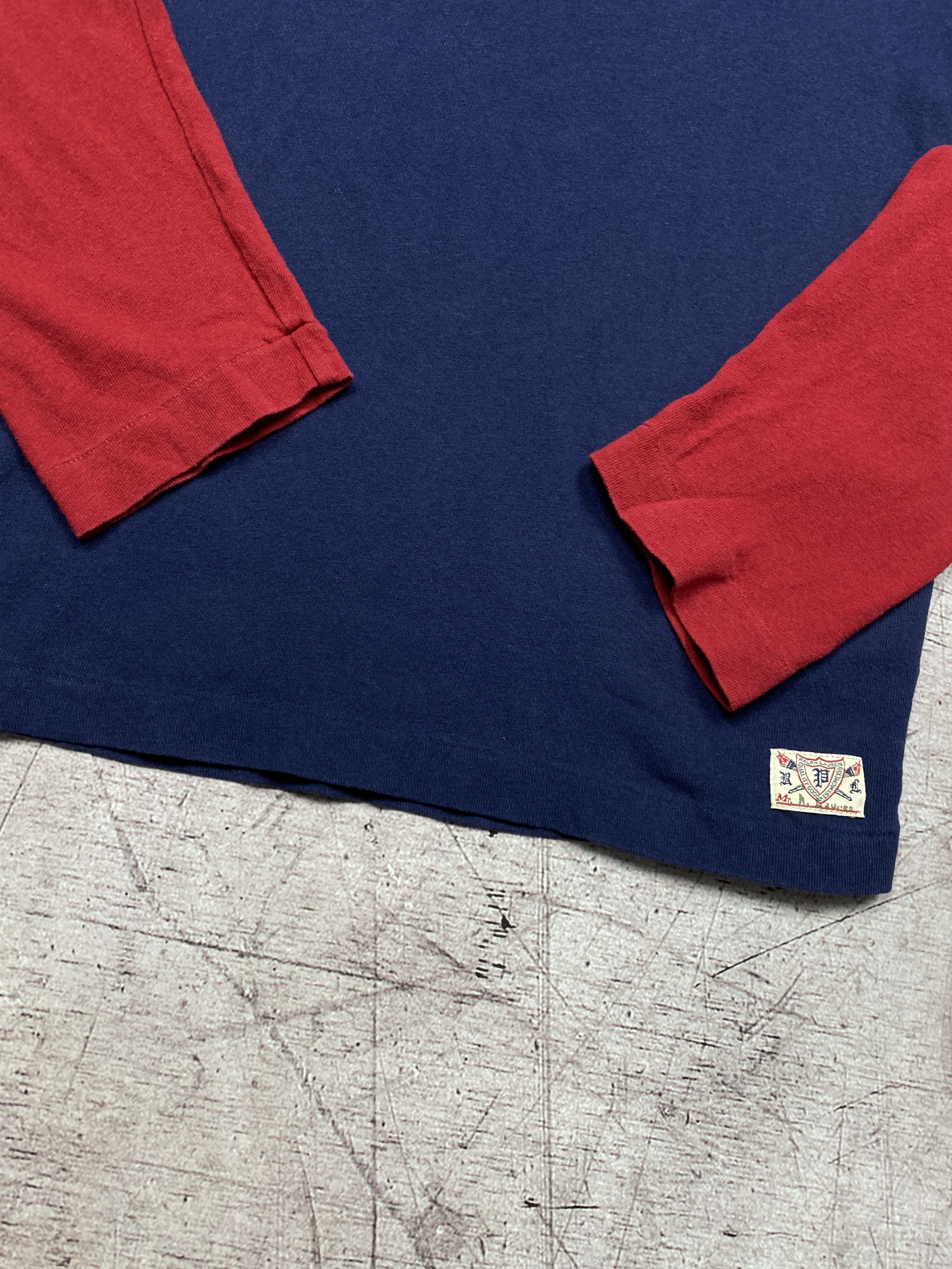 Polo Ralph Lauren × Ralph Lauren Polo Ralph Lauren Vintage Mens Big Logo Long Sleeve T-Shirt Size US L / EU 52-54 / 3 - 4 Thumbnail