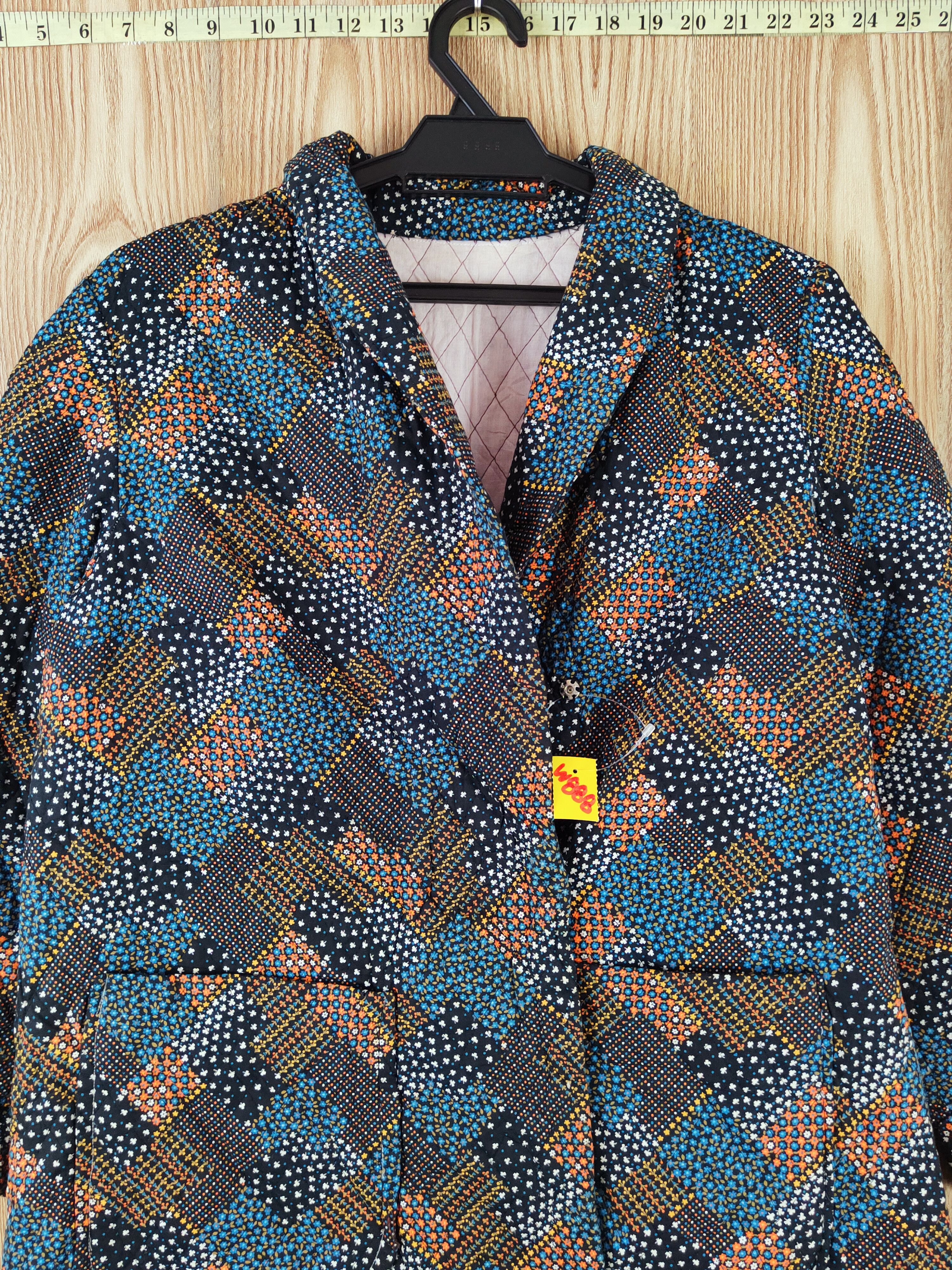 Japanese Brand Japan kimono vintage Black Flowers Long Cardigan #W888 Size M / US 6-8 / IT 42-44 - 2 Thumbnail