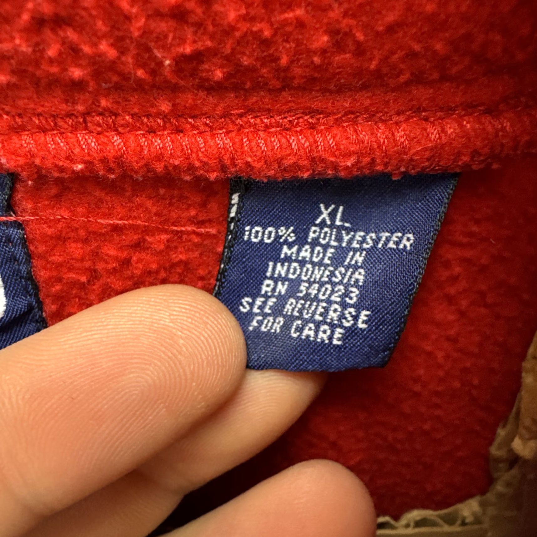 Gap VINTAGE Gap Alpine Series 1/2 Zip Fleece Jacket XL Red Mens Jacket Winter Skiing Retro 90s Size US XL / EU 56 / 4 - 3 Thumbnail