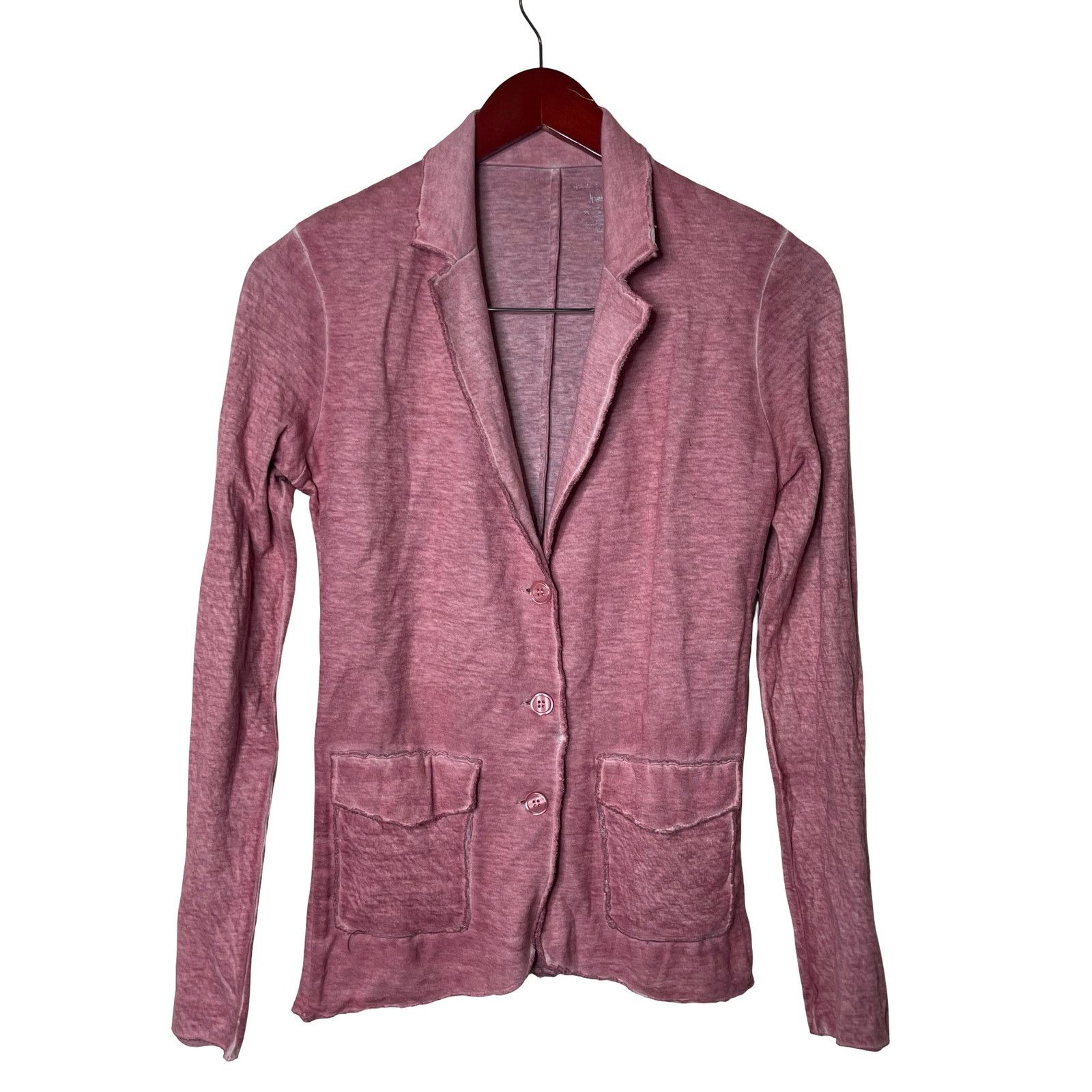 MAJESTIC FILATURES Majestic Filatures Paris pink cotton cashmere blazer 1 US S Size S / US 4 / IT 40 - 1 Thumbnail