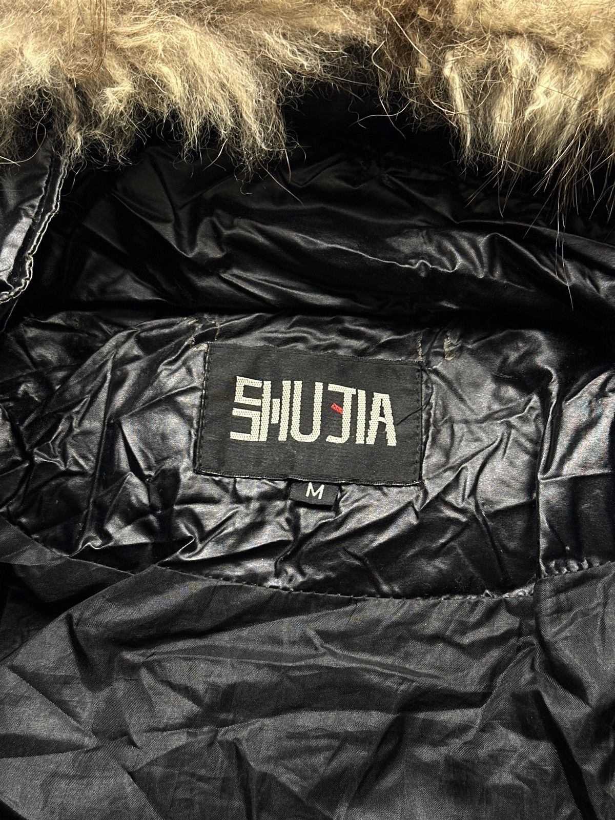 Vintage Archive Y2K Japanese Fur Jacket Puffer Zip Hoodie