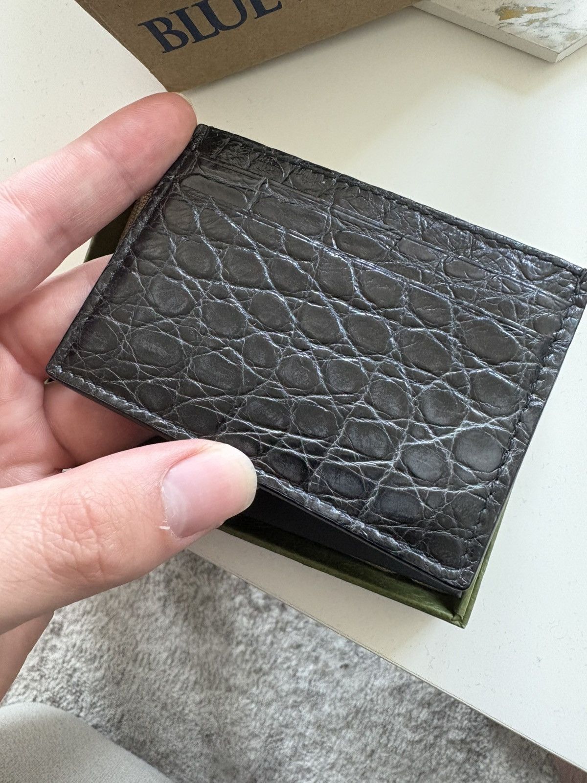 Gucci 2011 Gucci Cruise Collection Crocodile Cardholder Size ONE SIZE - 3 Thumbnail