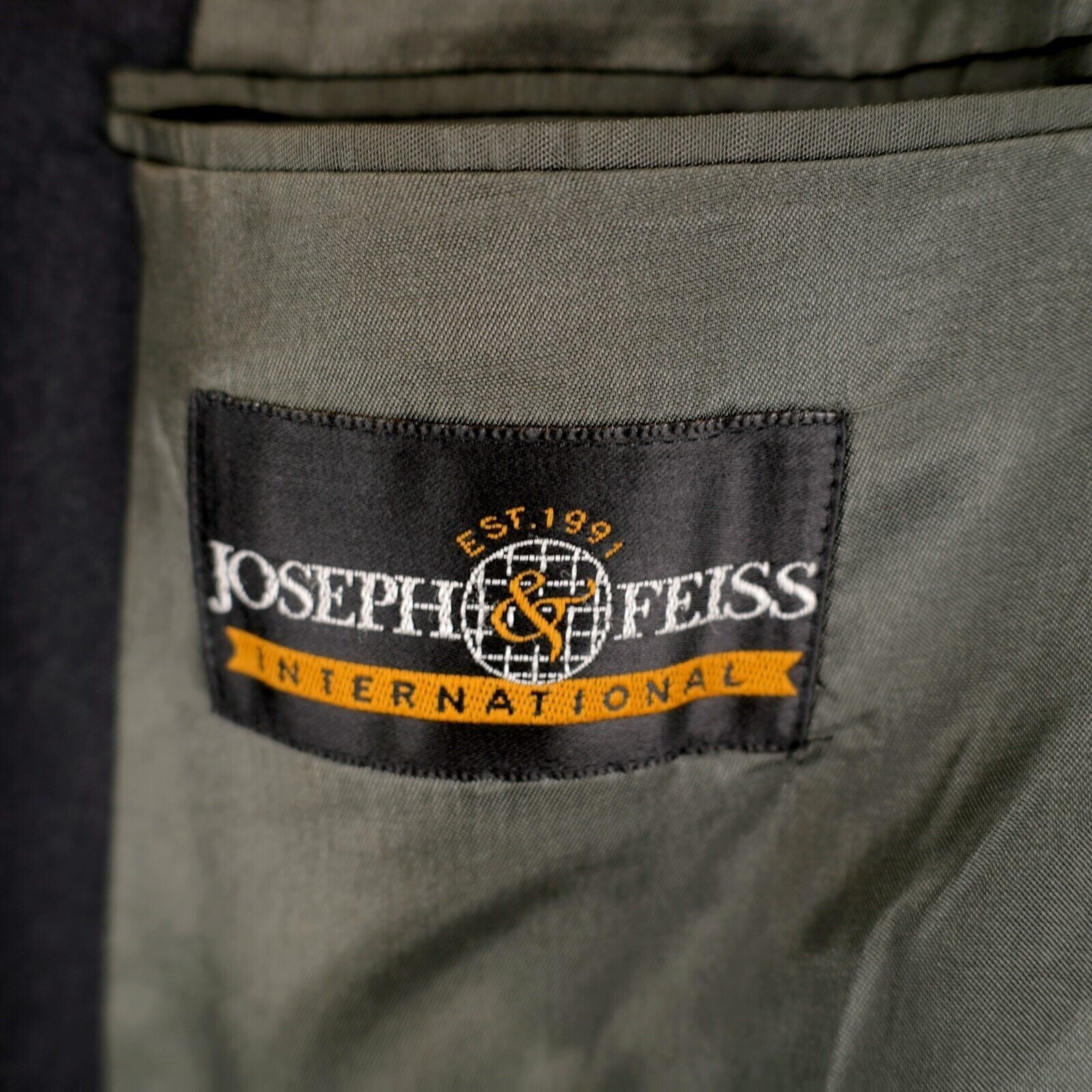 Joseph & Feiss Joseph & Feiss International Wool Black 50L Double Breasted Size 50L - 9 Thumbnail