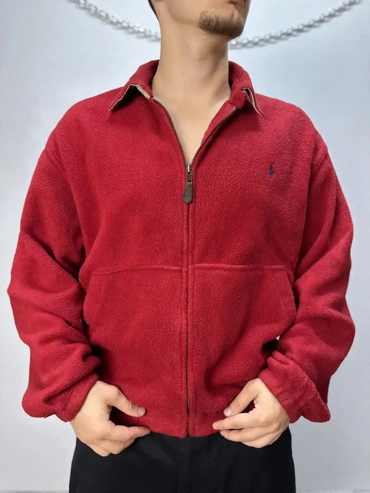 Polo Ralph Lauren Vintage Polo Ralph Lauren fleece Jacket full zip Size US M / EU 48-50 / 2 - 14 Thumbnail