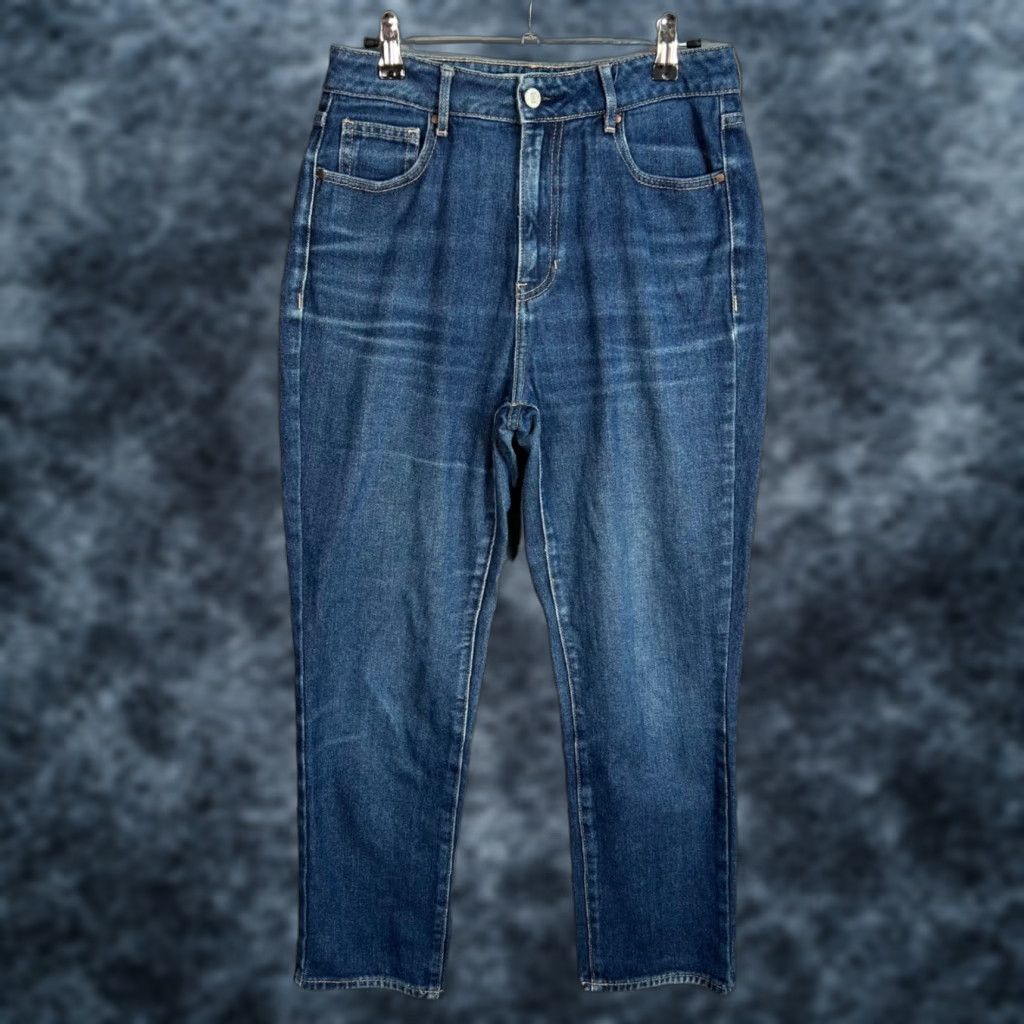 Pacsun VINTAGE PacSun Womens Blue Denim Mom Jeans Size 27 100% Cotton Jeans 27 Womens Blue Mom Rise High 100% Cotton PacSun Size 27" / US 4 / IT 40 - 1 Thumbnail