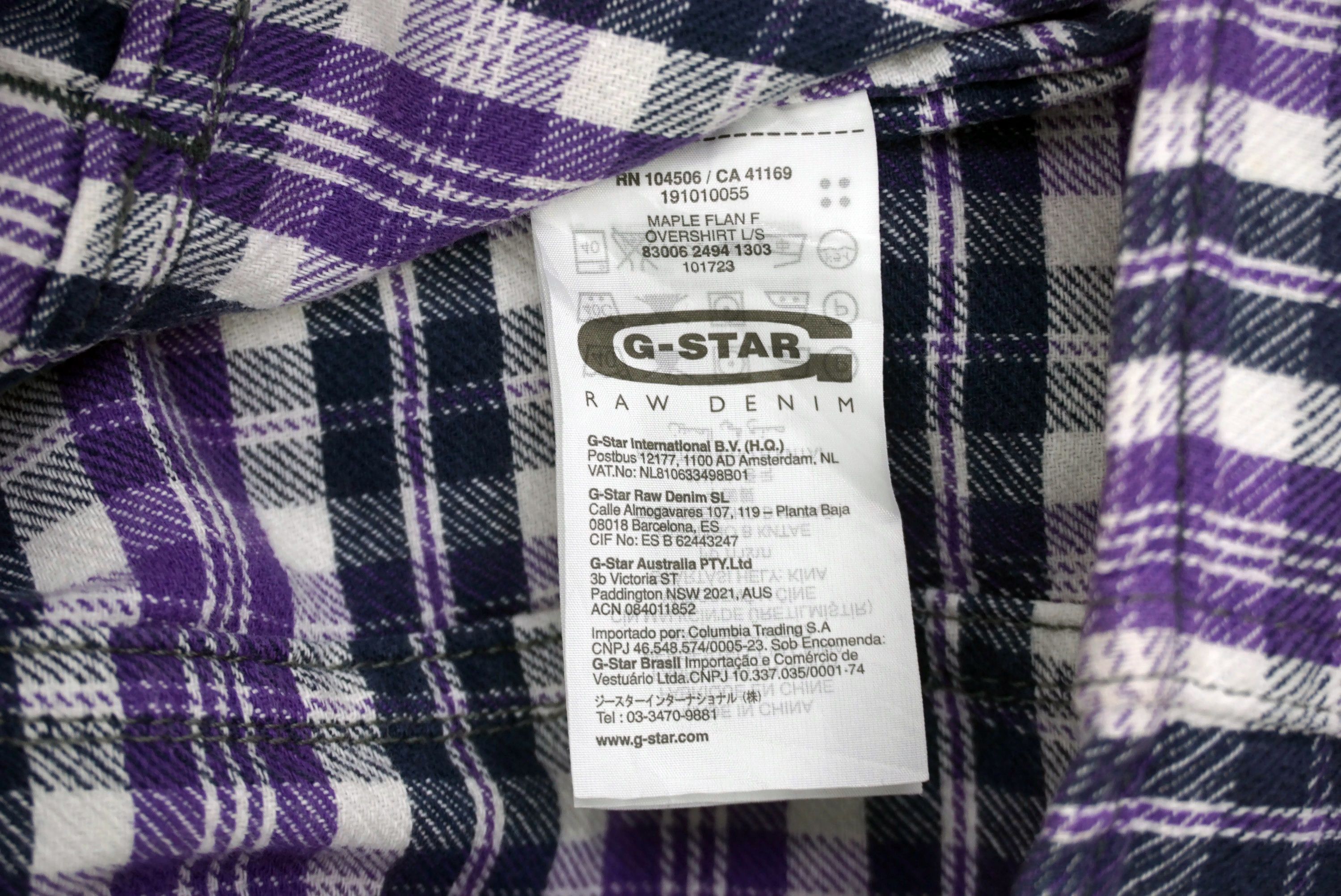 G-Star Maple Flan F Overshirt Flannel size L Snap Button Down Size US L / EU 52-54 / 3 - 10 Thumbnail