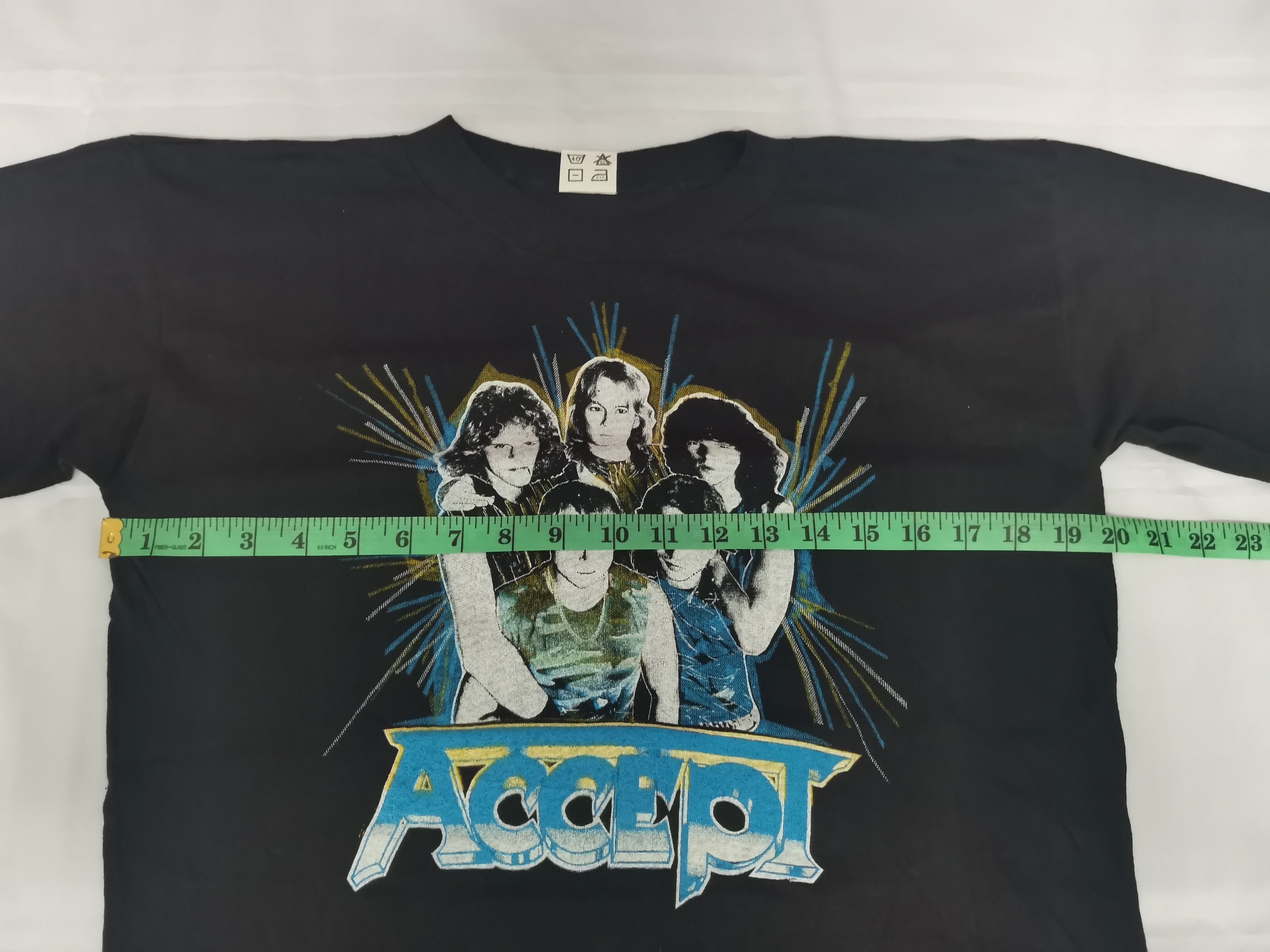 Band Tees Vintage Accept Heavy Metal Rock Band Metallica Slayer Size US M / EU 48-50 / 2 - 5 Thumbnail