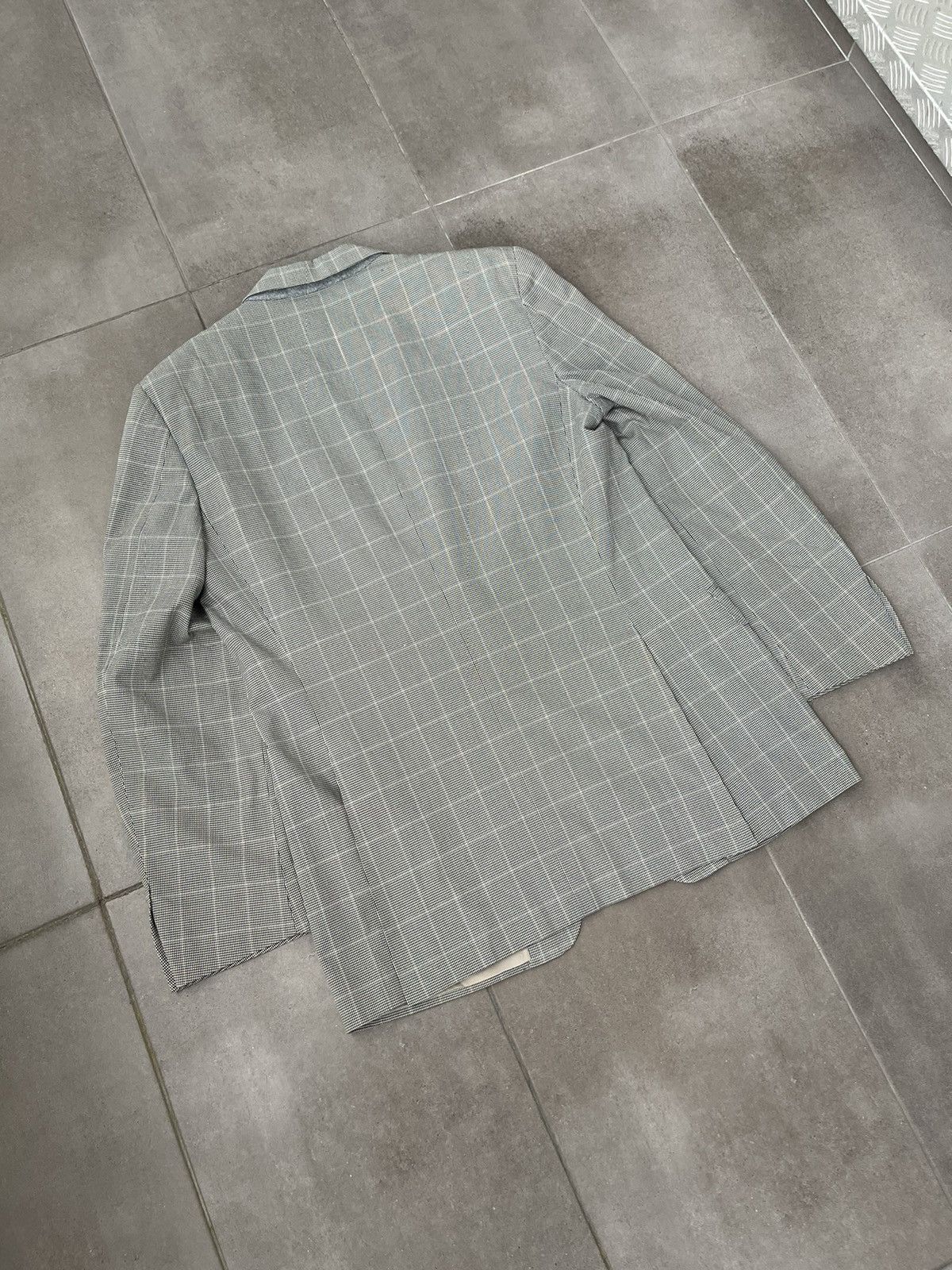 Lanvin Archive Lanvin White Stripped Grey Blazer Size 38R - 12 Thumbnail