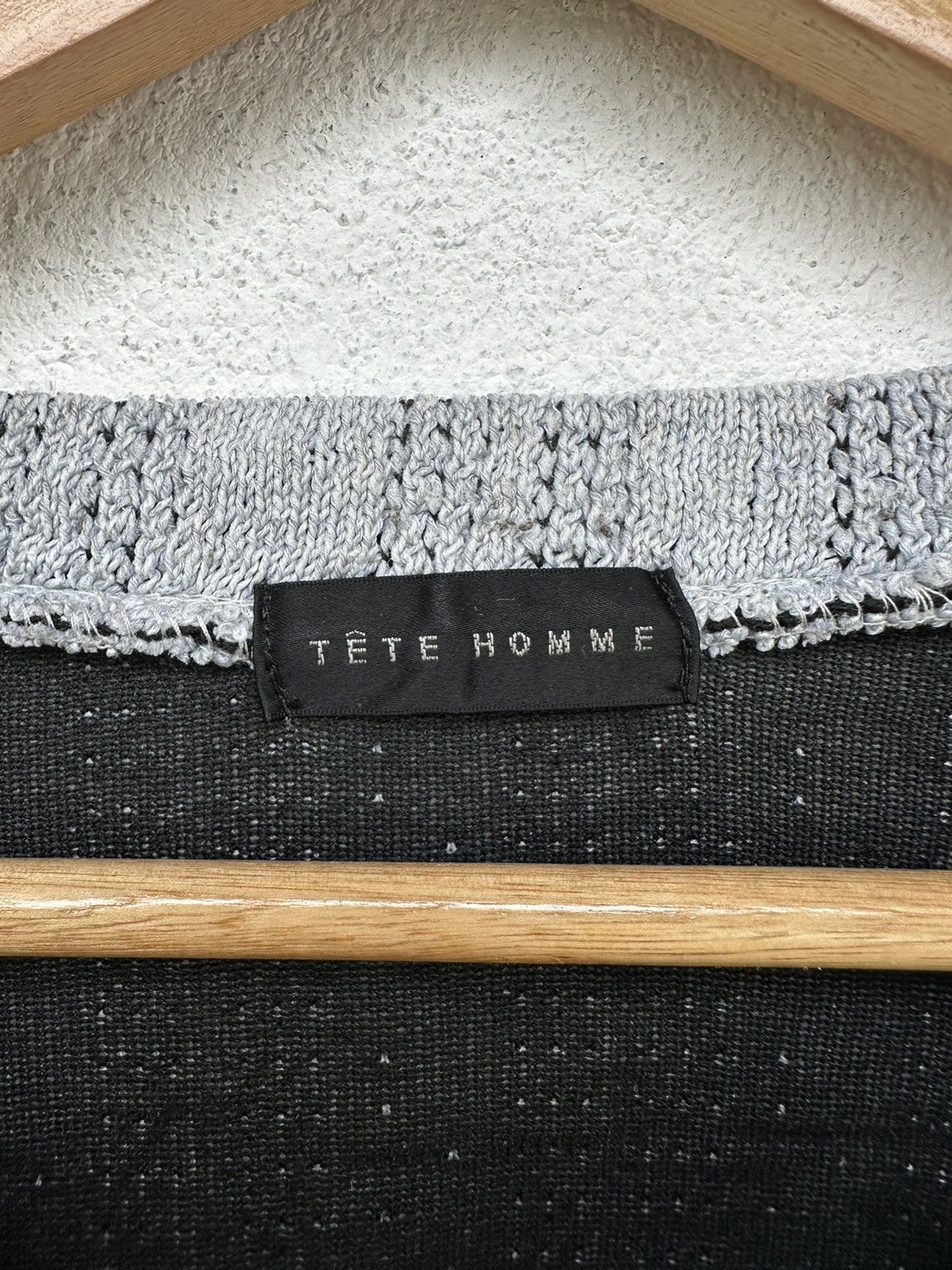 Issey Miyake × Japanese Brand × Tete Homme Tete Homme Knitwear Size US L / EU 52-54 / 3 - 13 Thumbnail