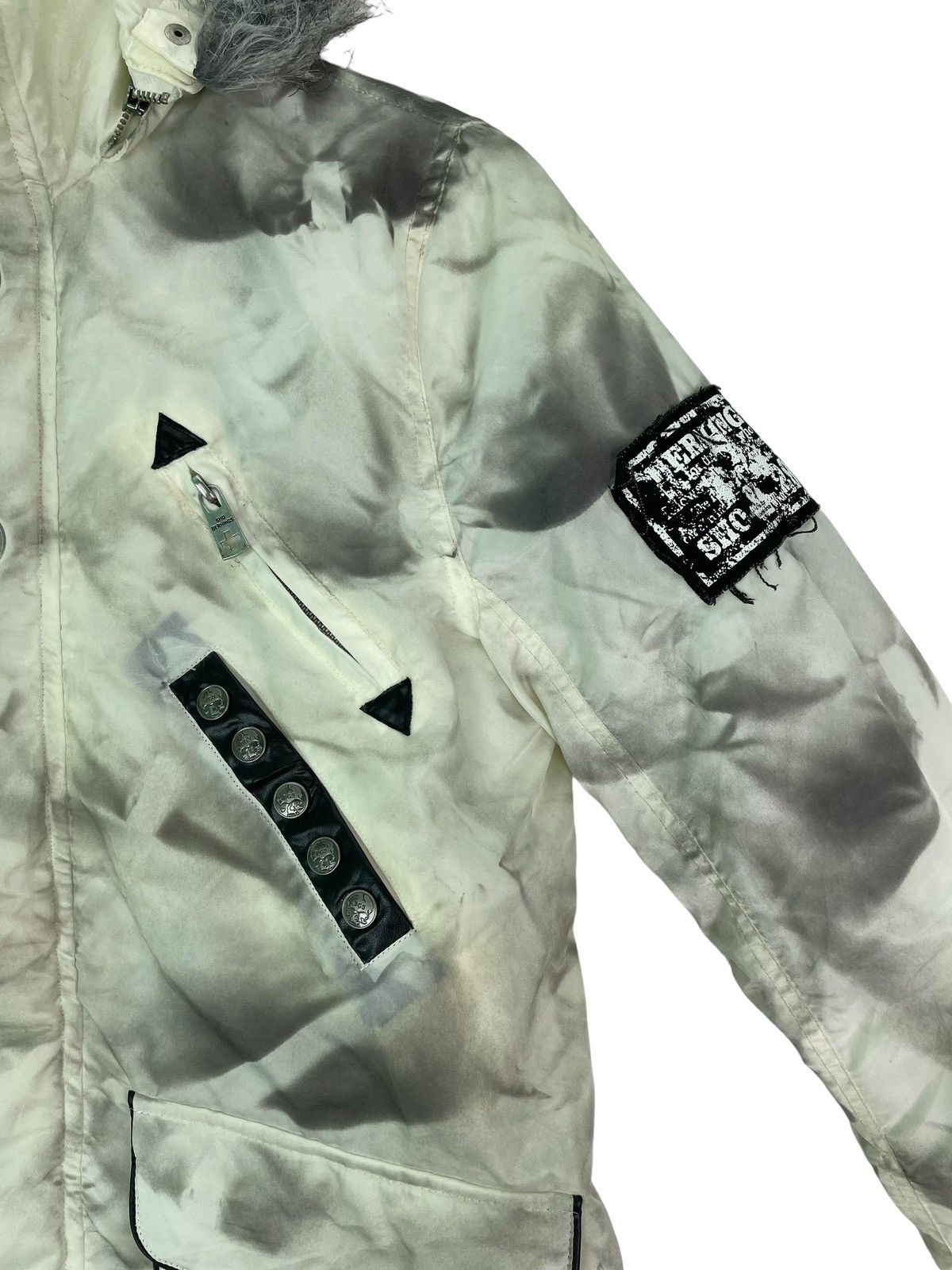 Japanese Brand Berning Sho detachable fur trim hoodie n3-b parka jacket Size US M / EU 48-50 / 2 - 2 Thumbnail