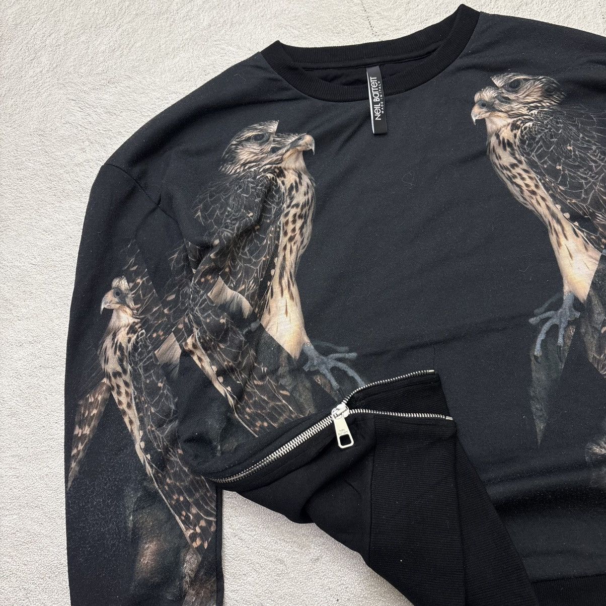 Neil Barrett Neill barret sweatshirt eagle print boxy fit Size US M / EU 48-50 / 2 - 4 Thumbnail