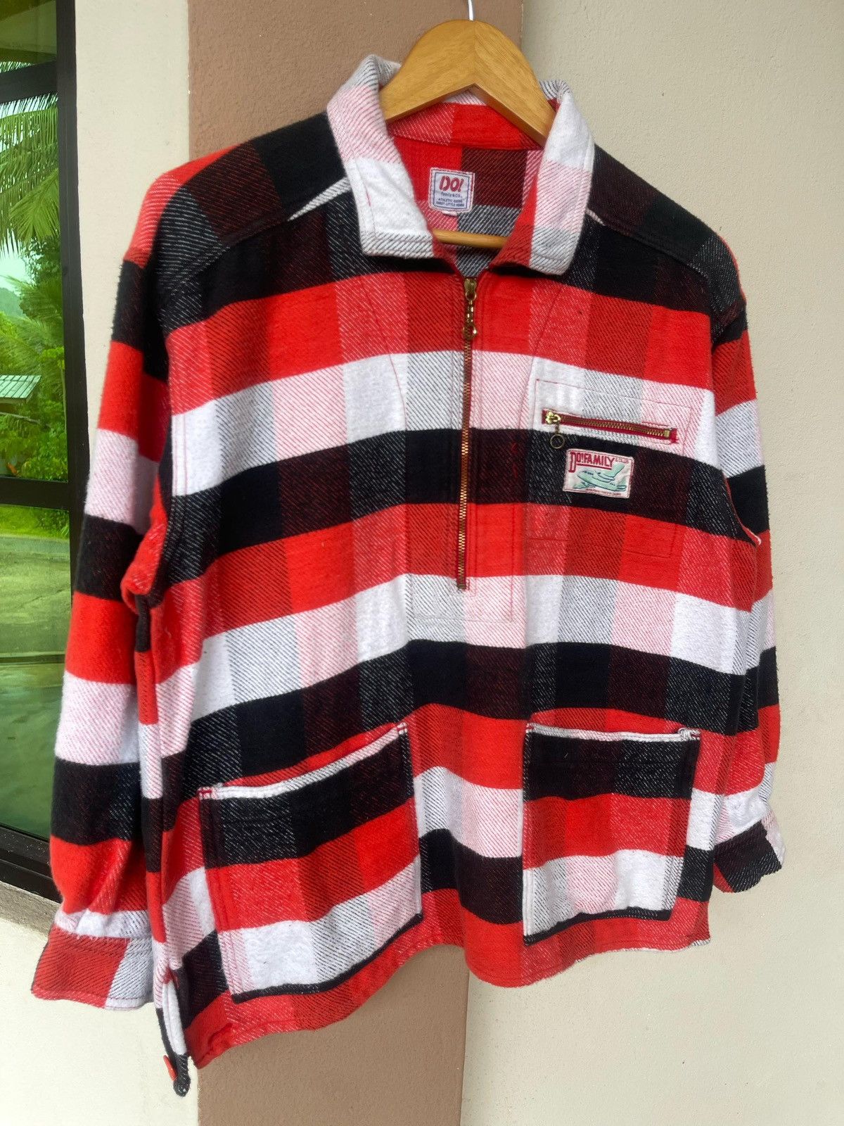 Designer × Japanese Brand Do! Family & Co Stripes Half Zipper Jacket Size US L / EU 52-54 / 3 - 3 Thumbnail