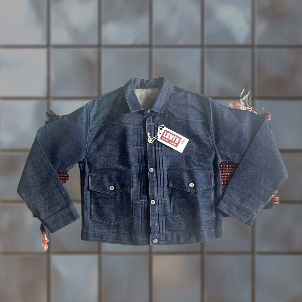 Levi's Levi's LVC Trucker Jacket L Japan Type 2 Selvedge 1879 Pleated Blouse NEW BNWT Size US L / EU 52-54 / 3 - 1 Thumbnail