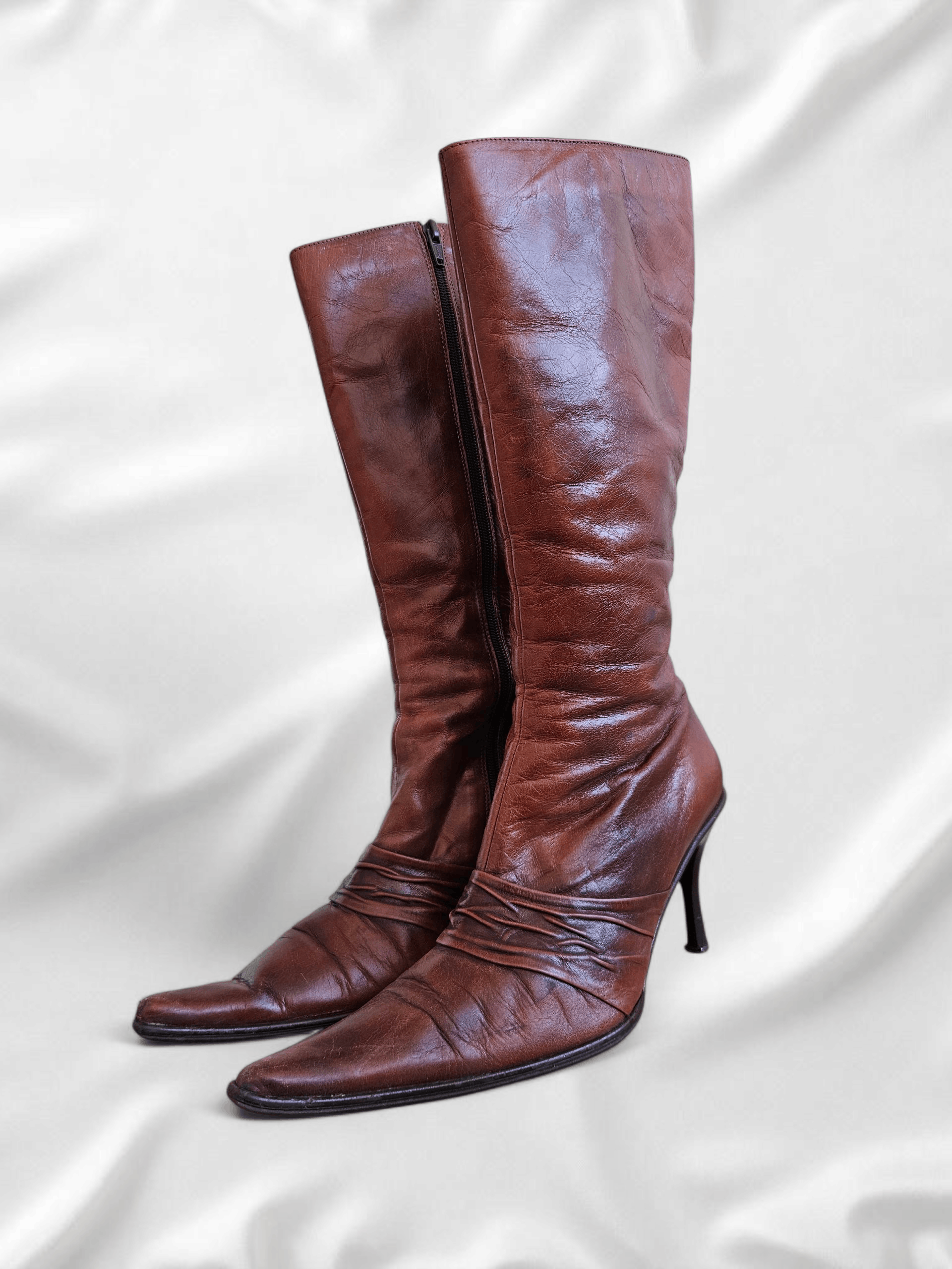Vintage Vintage leather boots made in Italy Size US 8 / IT 38 - 4 Thumbnail