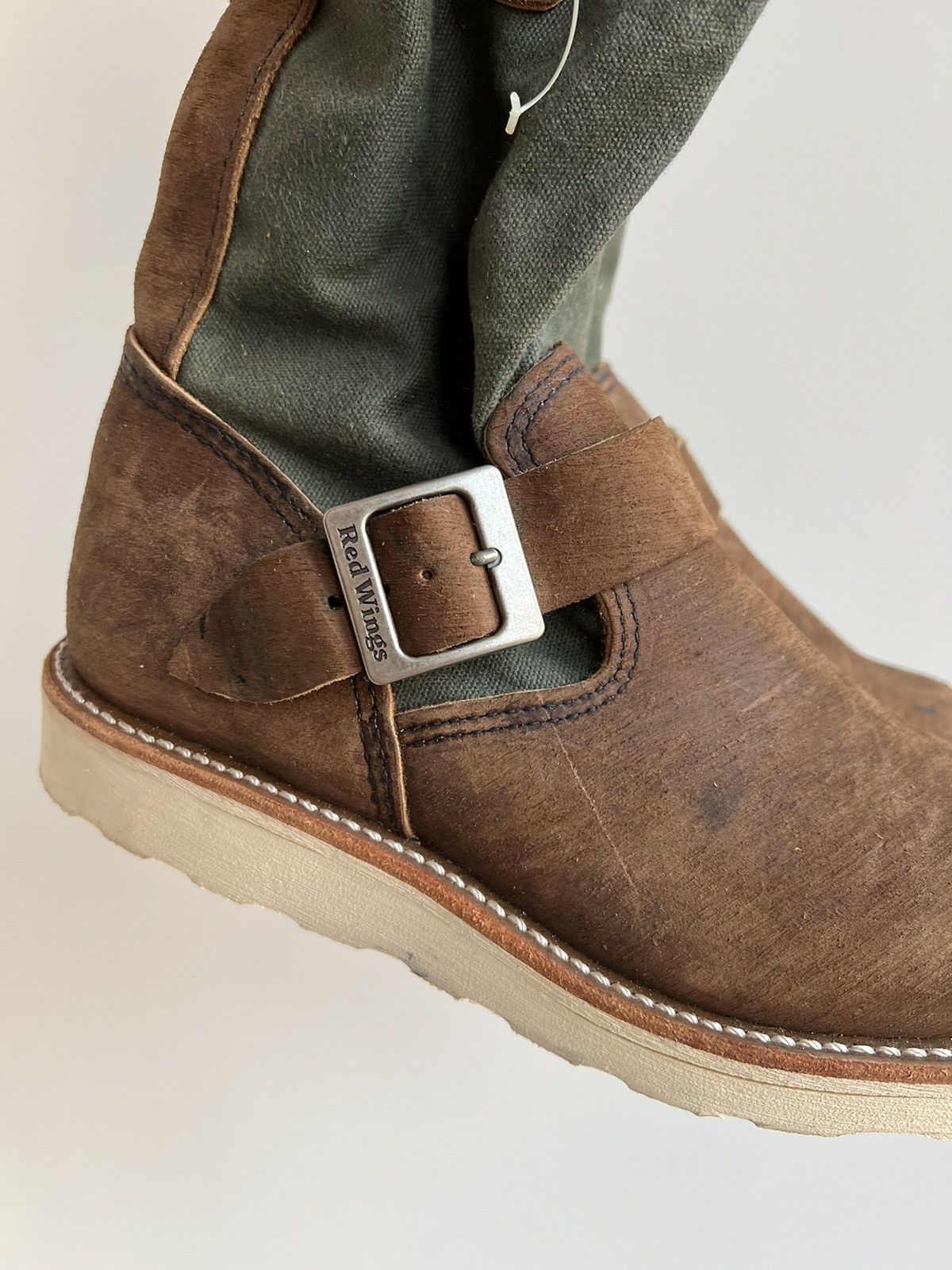 Red Wing × Vintage Vintage Red Wing 2980 Suede Brown Boots Shoes Size US 5 / EU 37 - 3 Thumbnail