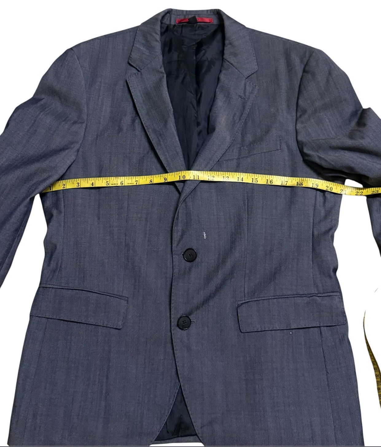 Hugo Boss HUGO BOSS Blazers Slim-fit Grey Size 38S - 5 Thumbnail