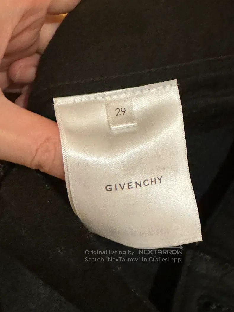 Givenchy Givenchy SizeM Cracked Zipper Denim Pants Size US 31 - 8 Thumbnail